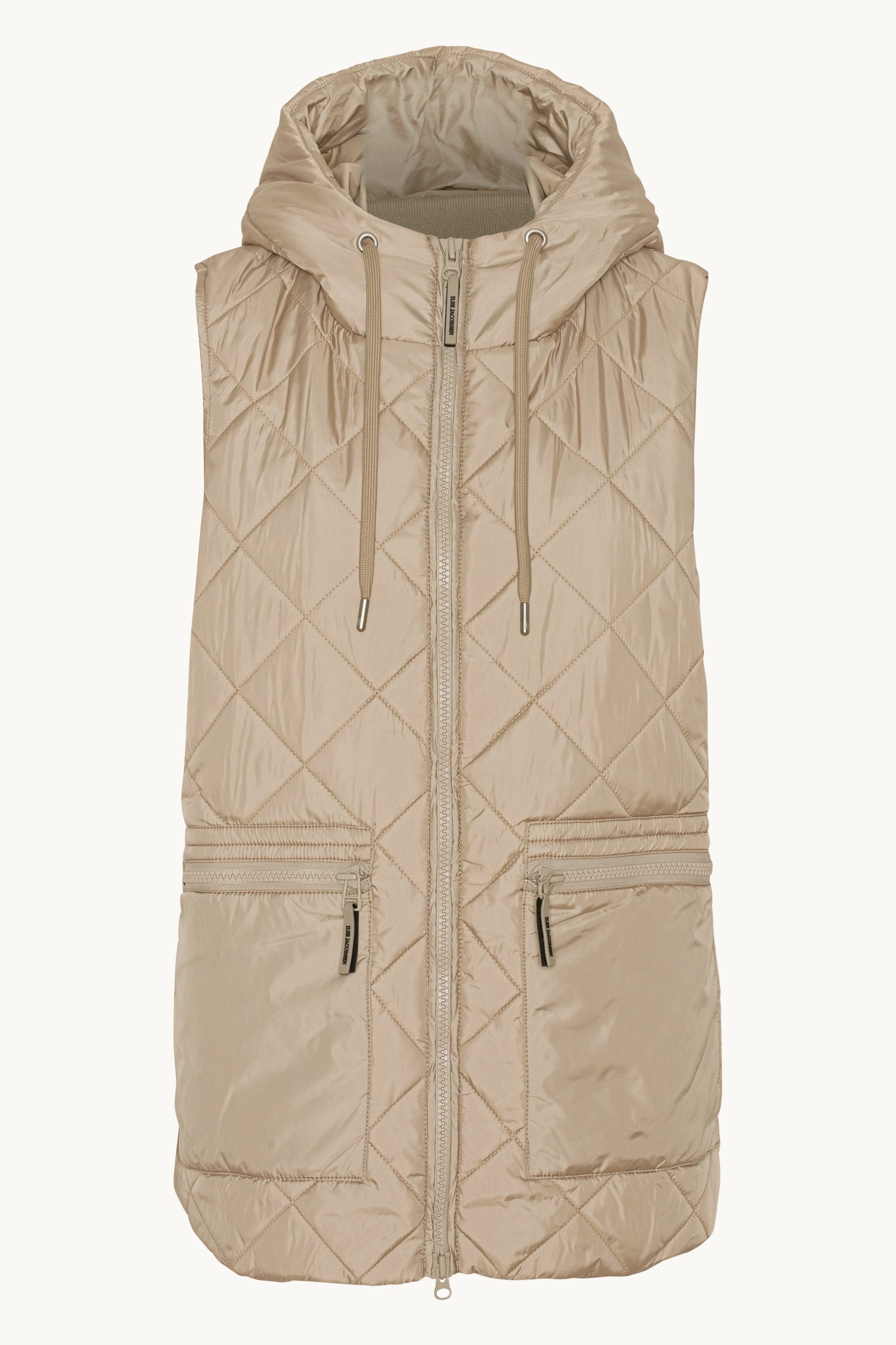 Padded Short Vest - Cobblestone