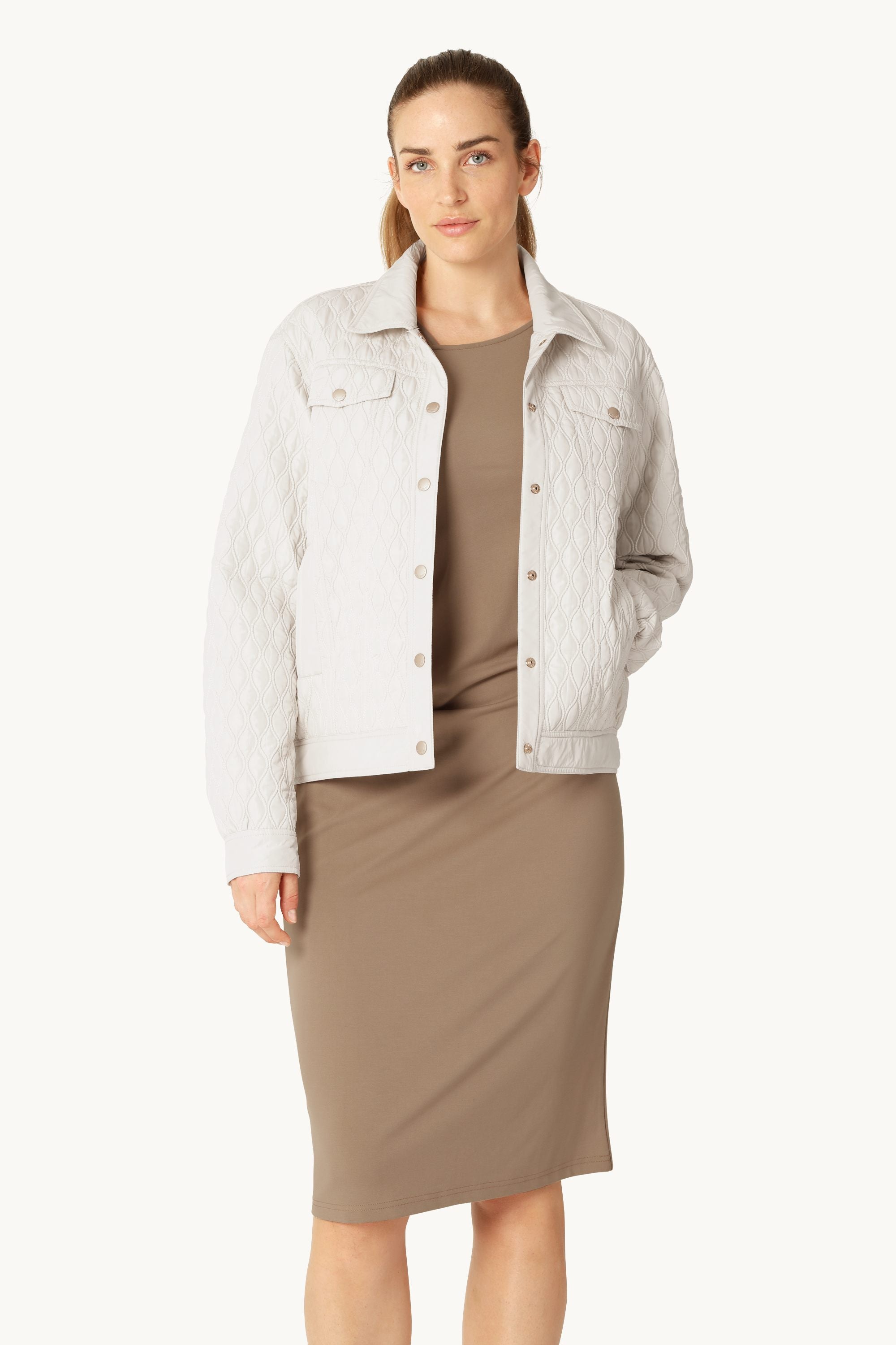 Chaqueta Acolchada - Milk Creme