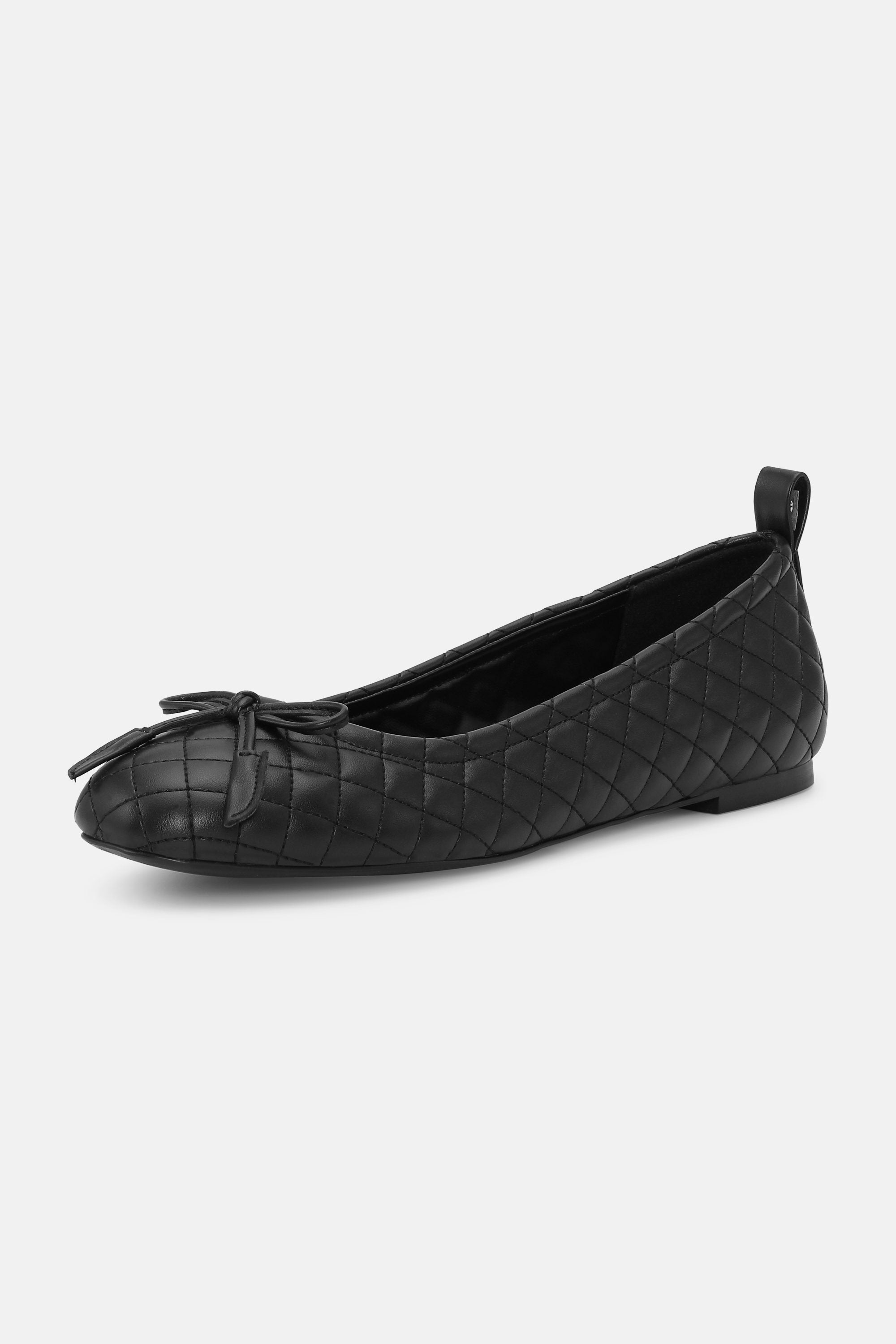 Quilted Ballerina - Black Black