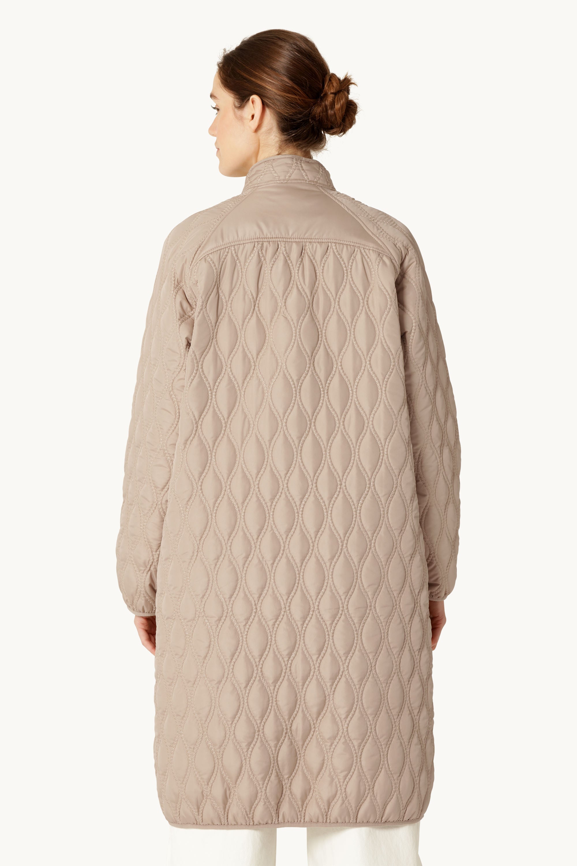 Long Quilt Jacket - Wheat