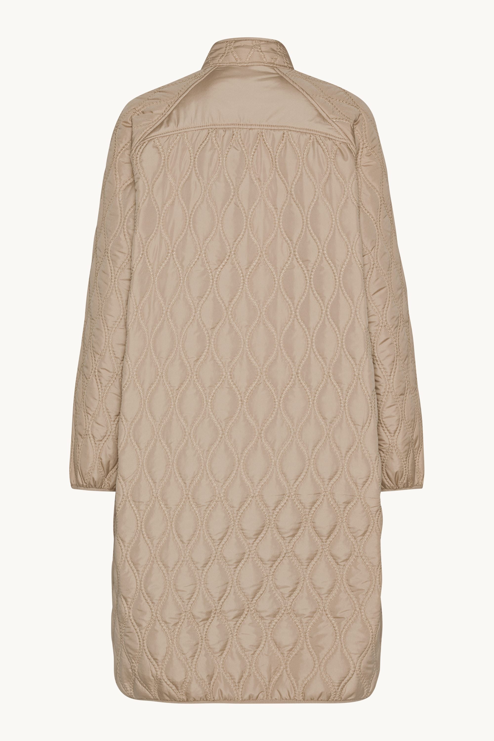 Long Quilt Jacket - Wheat