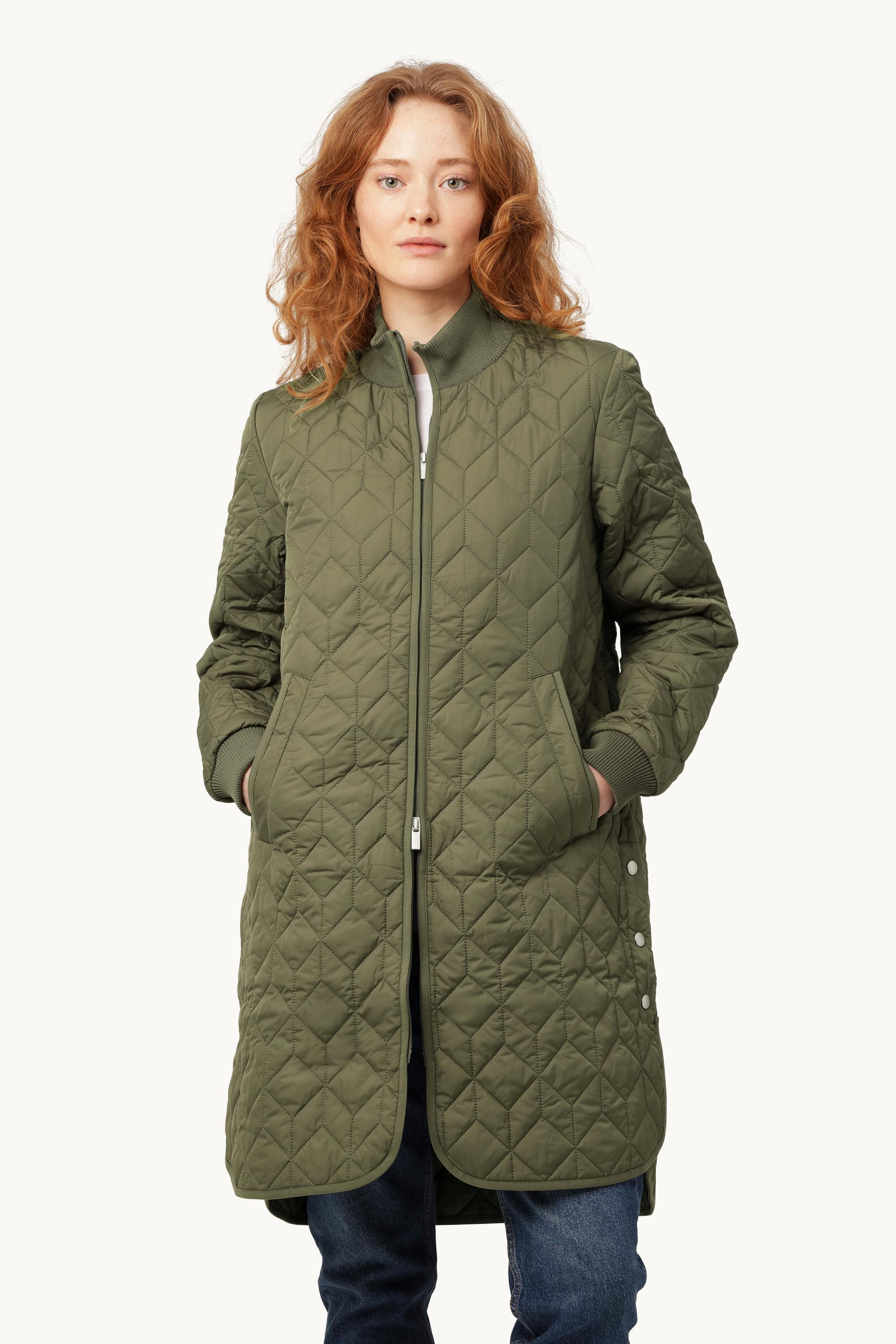 Chaqueta Larga Acolchada - Army