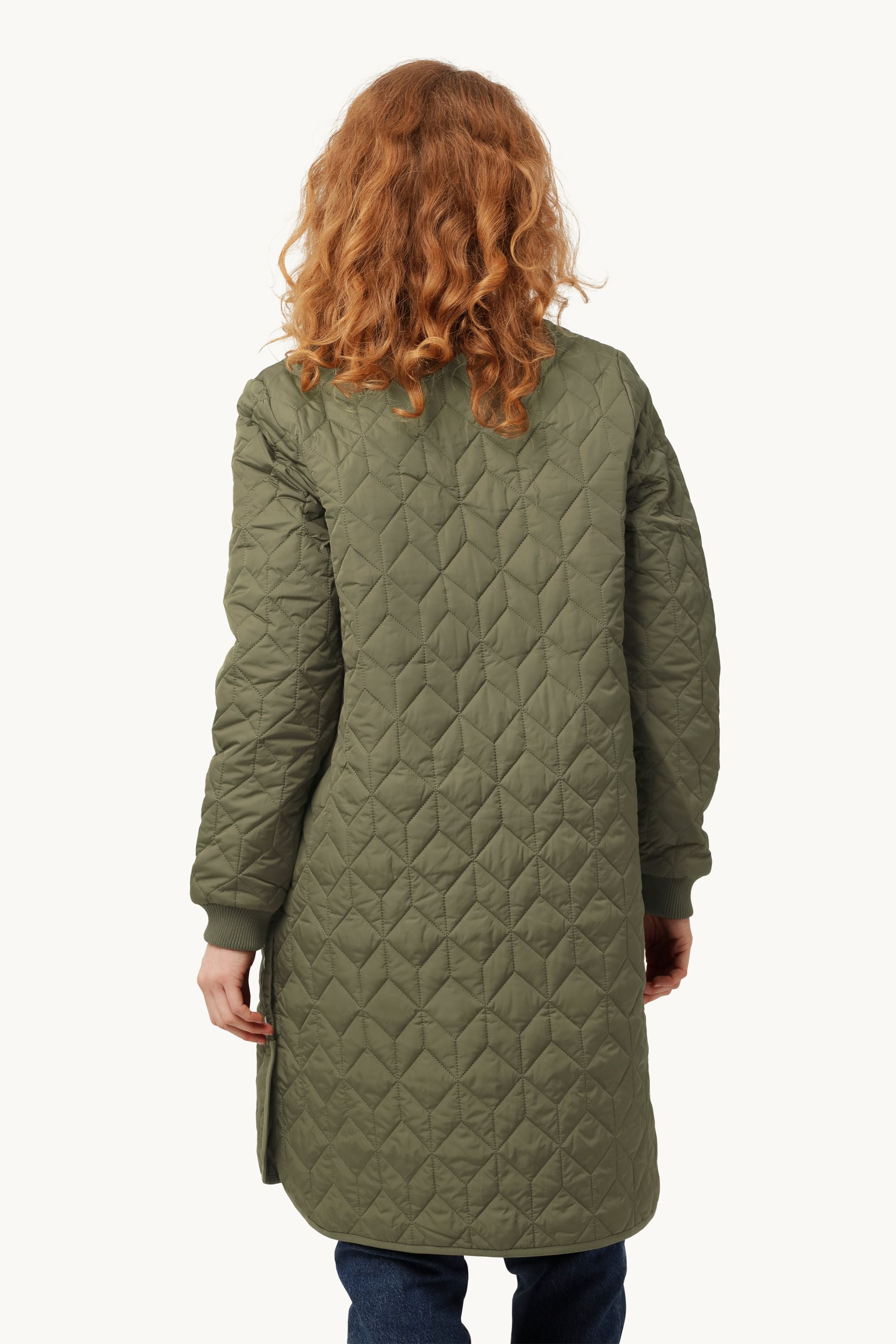 Chaqueta Larga Acolchada - Army