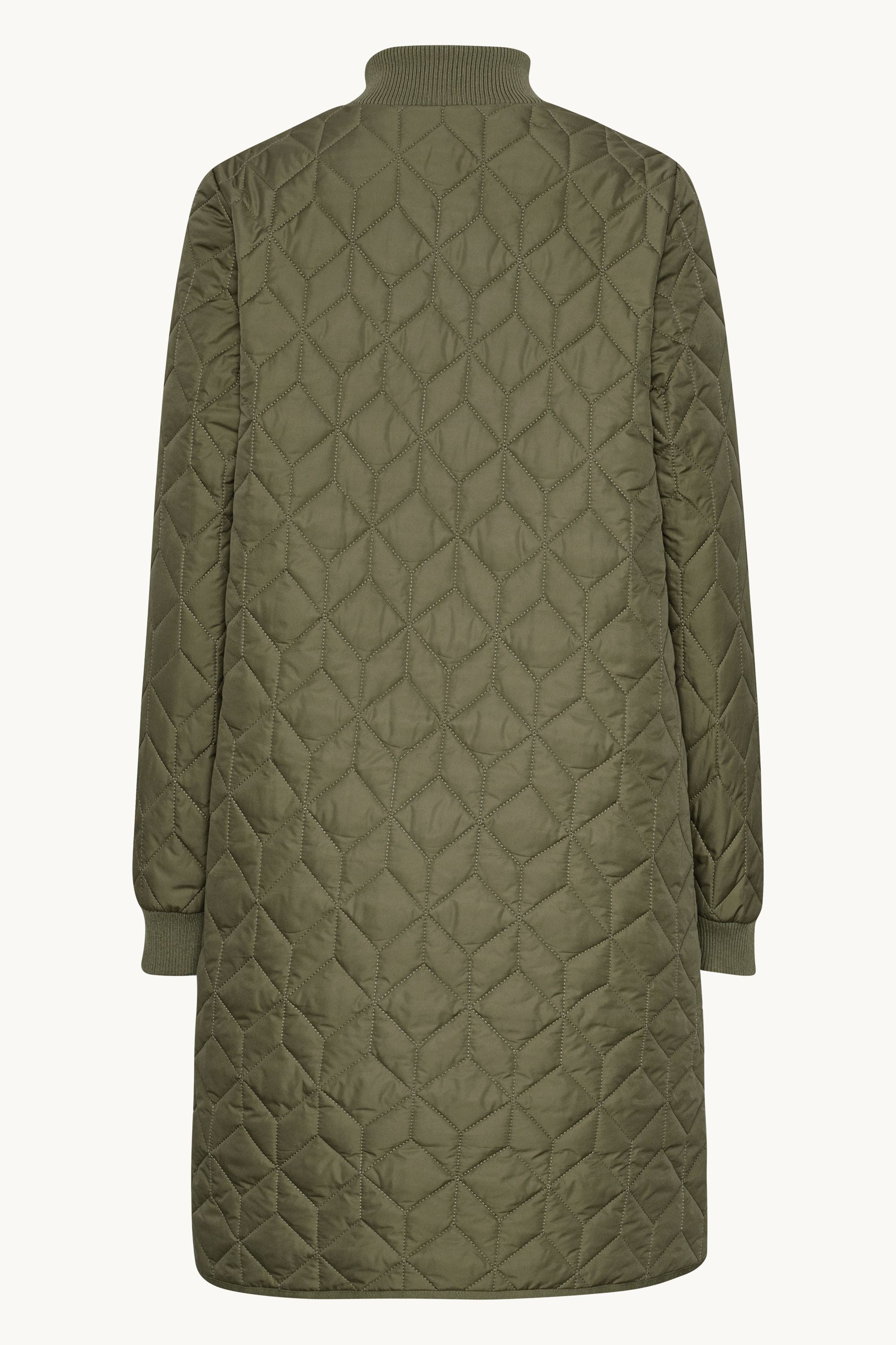 Chaqueta Larga Acolchada - Army