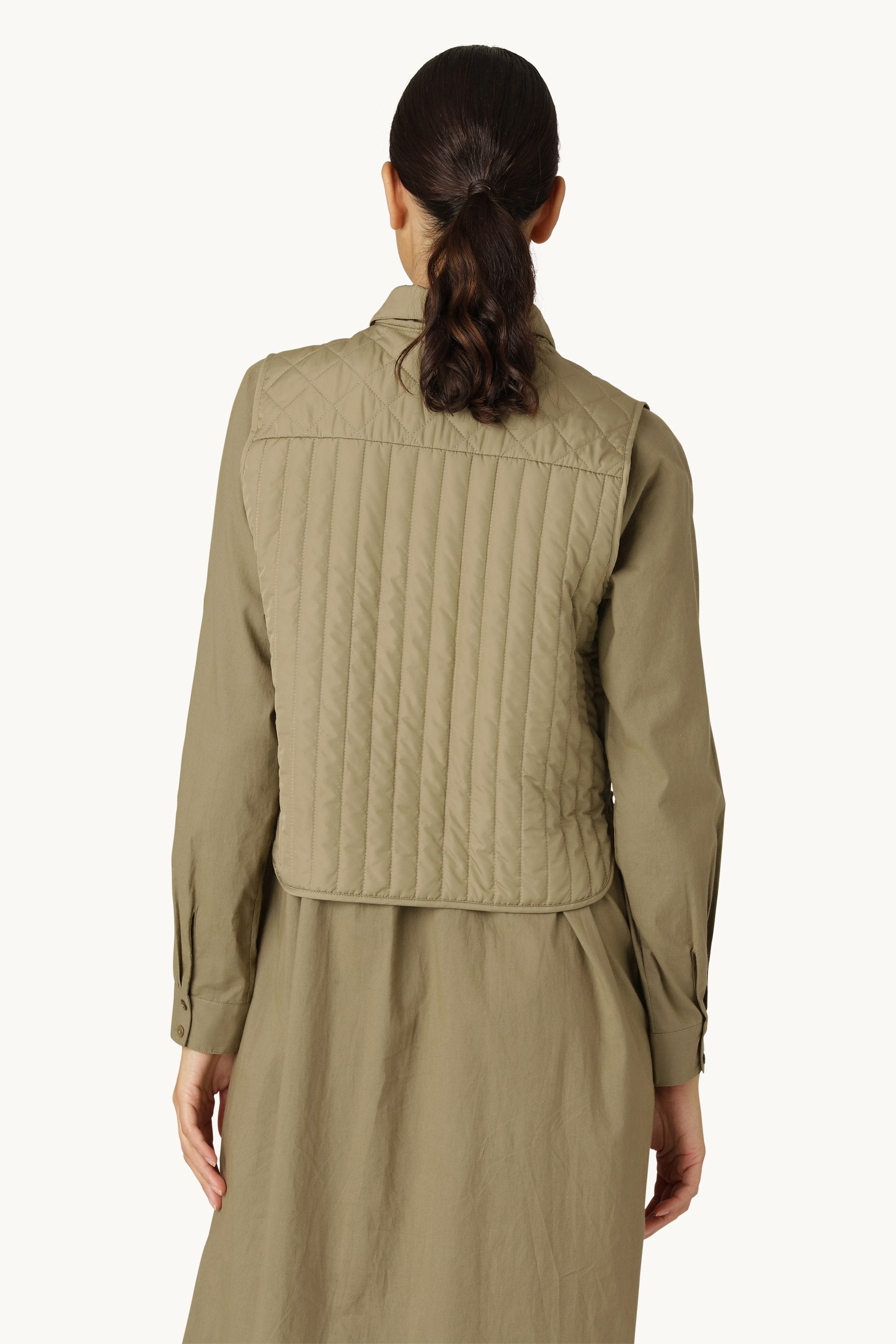 Quilt Vest - Sage