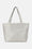 Tote Bag Trenzado - Milk Creme Silver