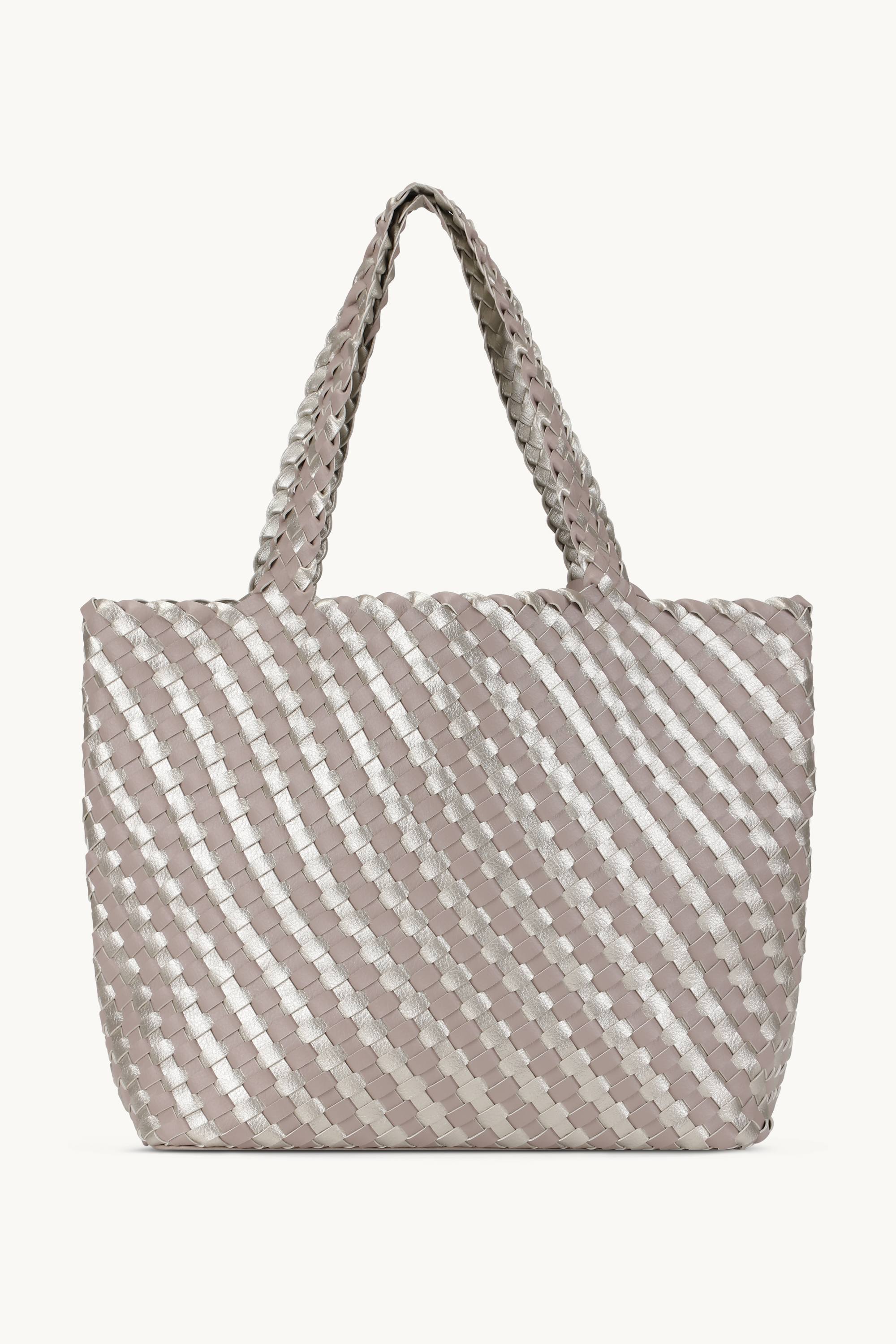 Tote Bag Trenzado - Atmosphere Platin