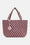 Tote Bag Trenzado - Maroon Banner Rosy Pink
