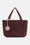Tote Bag Trenzado - Maroon Banner Rosy Pink