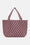 Tote Bag Trenzado - Maroon Banner Rosy Pink