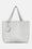 Tote Bag Trenzado - Moonstruck Silver
