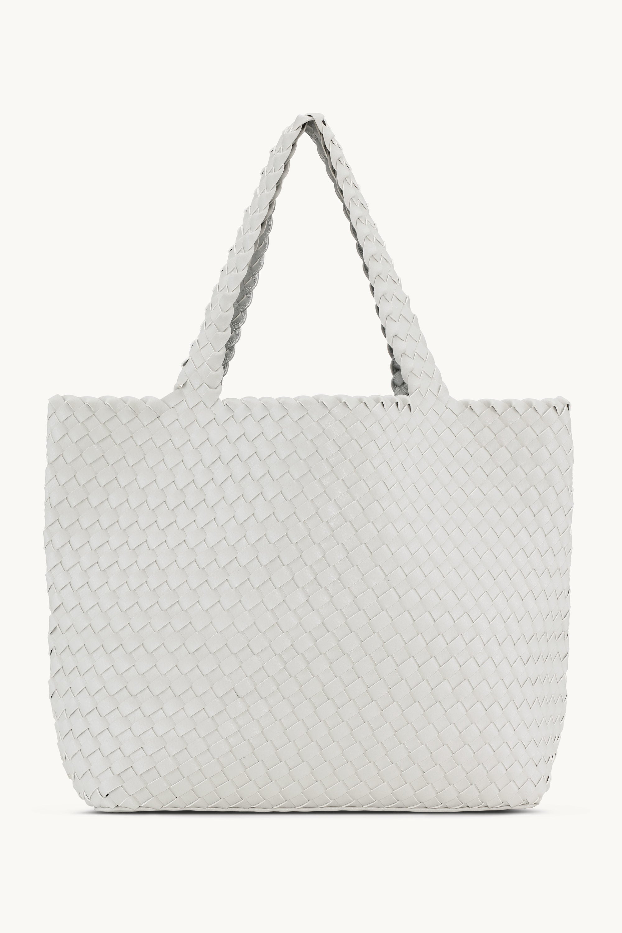 Tote Bag Trenzado - Moonstruck Silver