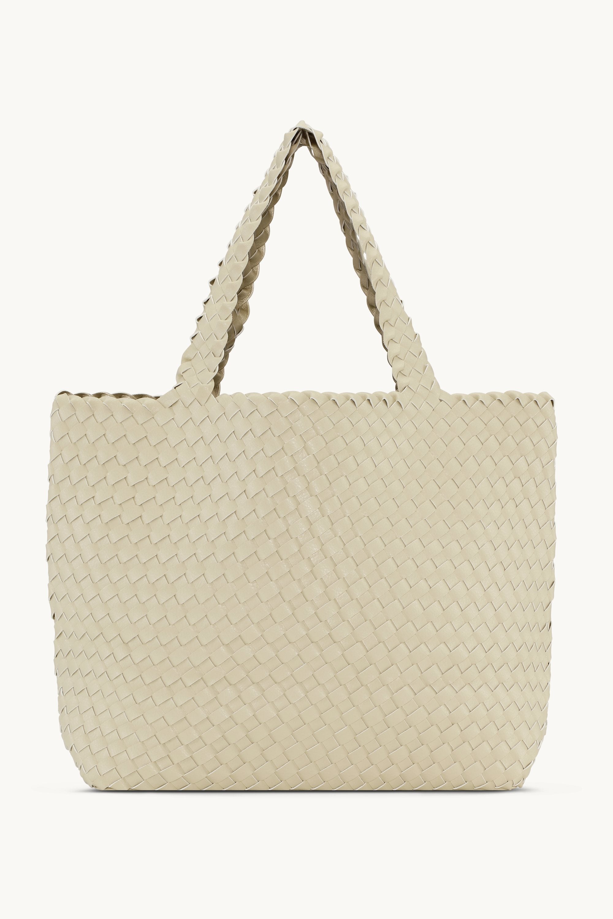 Tote Bag Trenzado - Ivory Platin