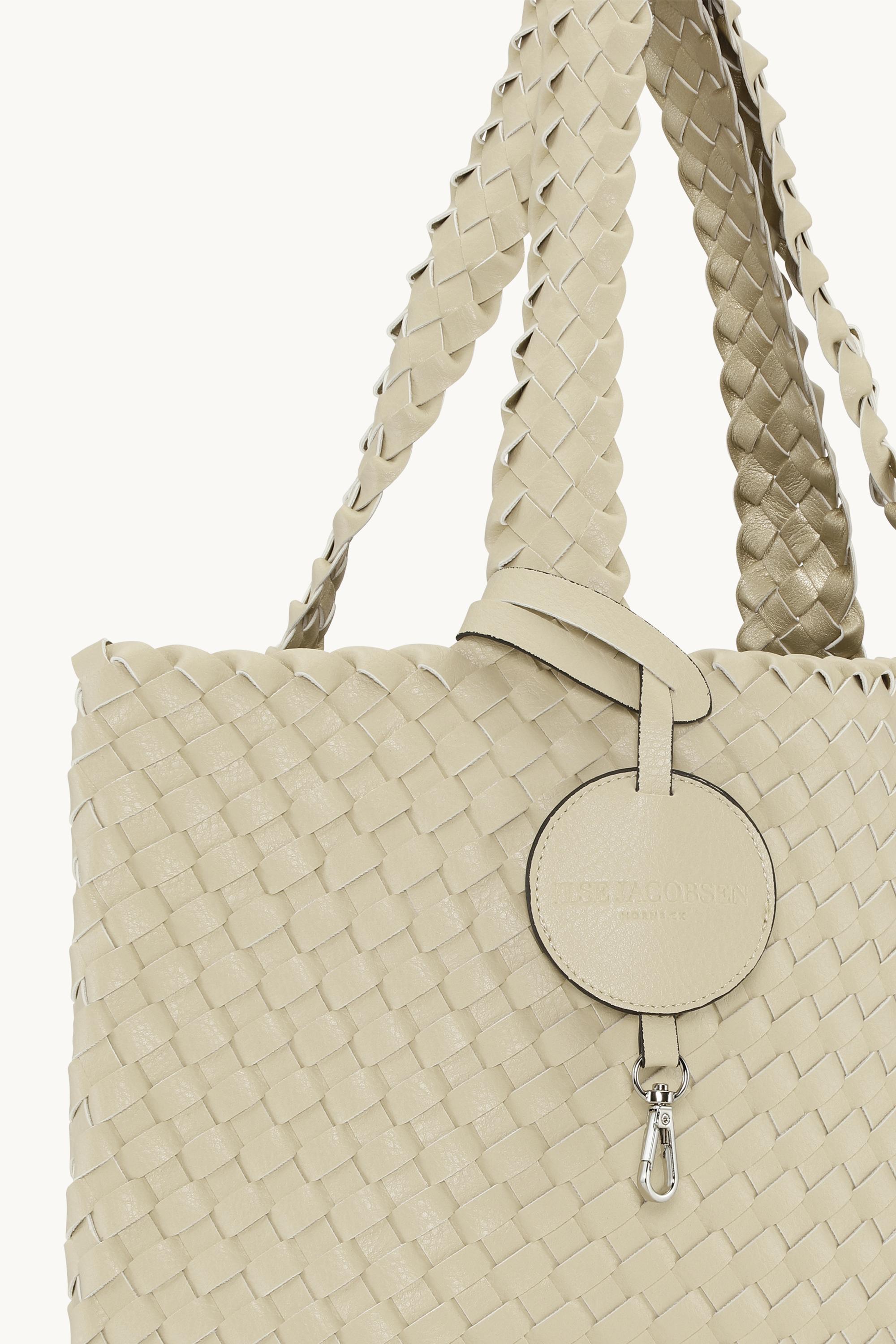 Tote Bag Trenzado - Ivory Platin