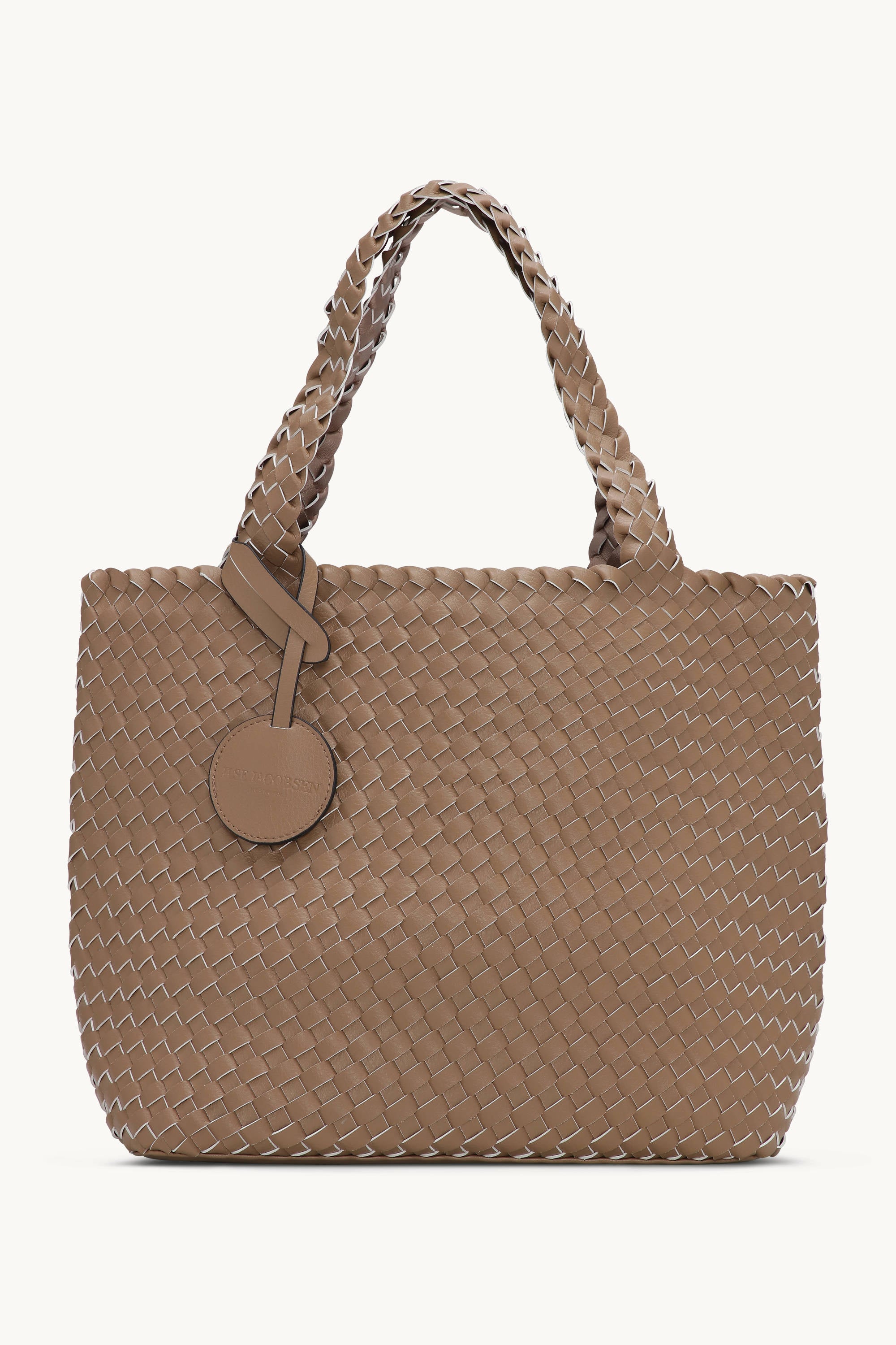 Tote Bag Trenzado - Mocca Metallic Mocca