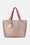 Tote Bag Trenzado - Durbarry Metallic Rose