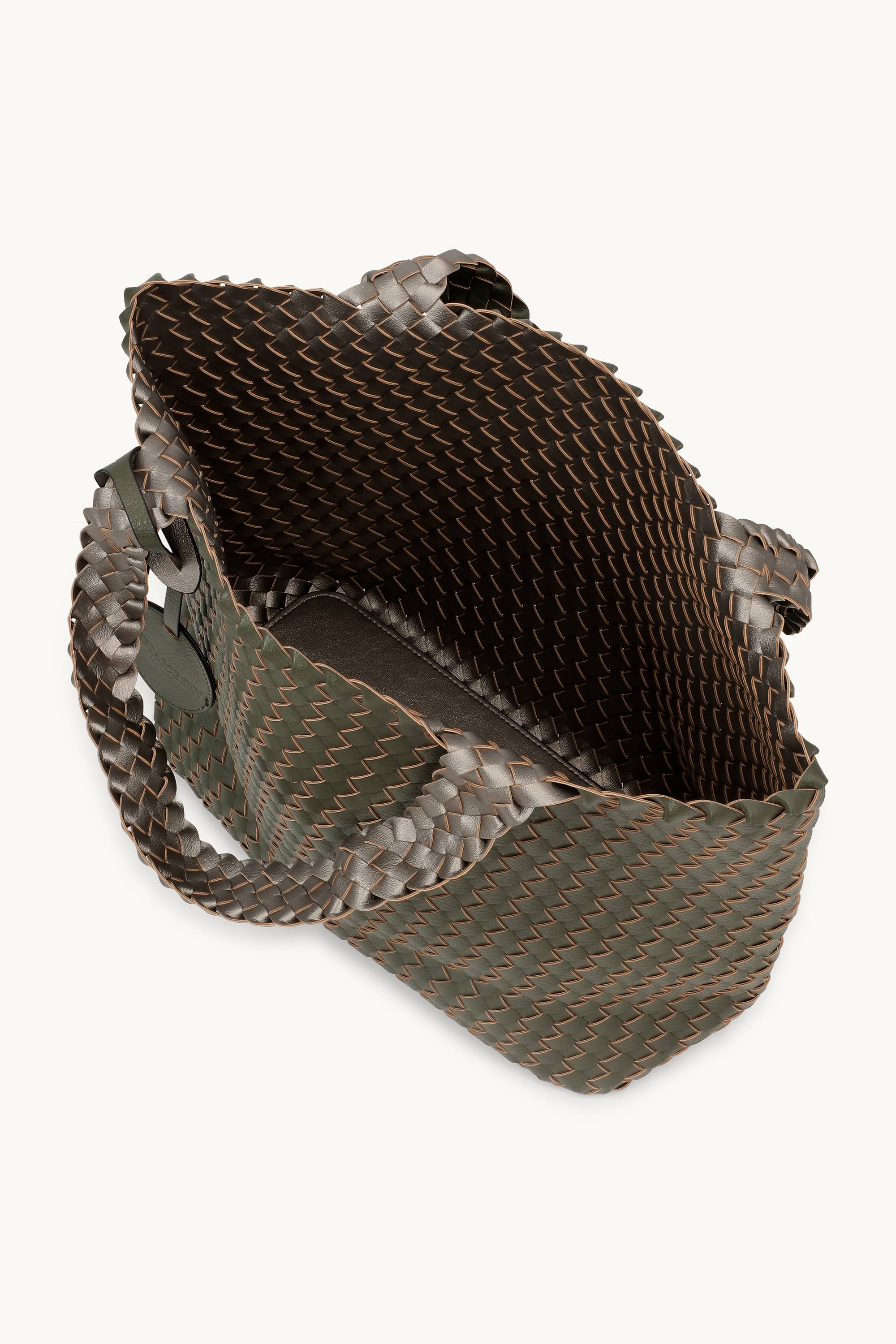 Tote Bag Trenzado - Army Gun Metal