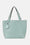 Tote Bag Trenzado - Beach Glass Metallic Mint