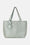 Tote Bag Trenzado - Beach Glass Metallic Mint