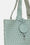 Tote Bag Trenzado - Beach Glass Metallic Mint
