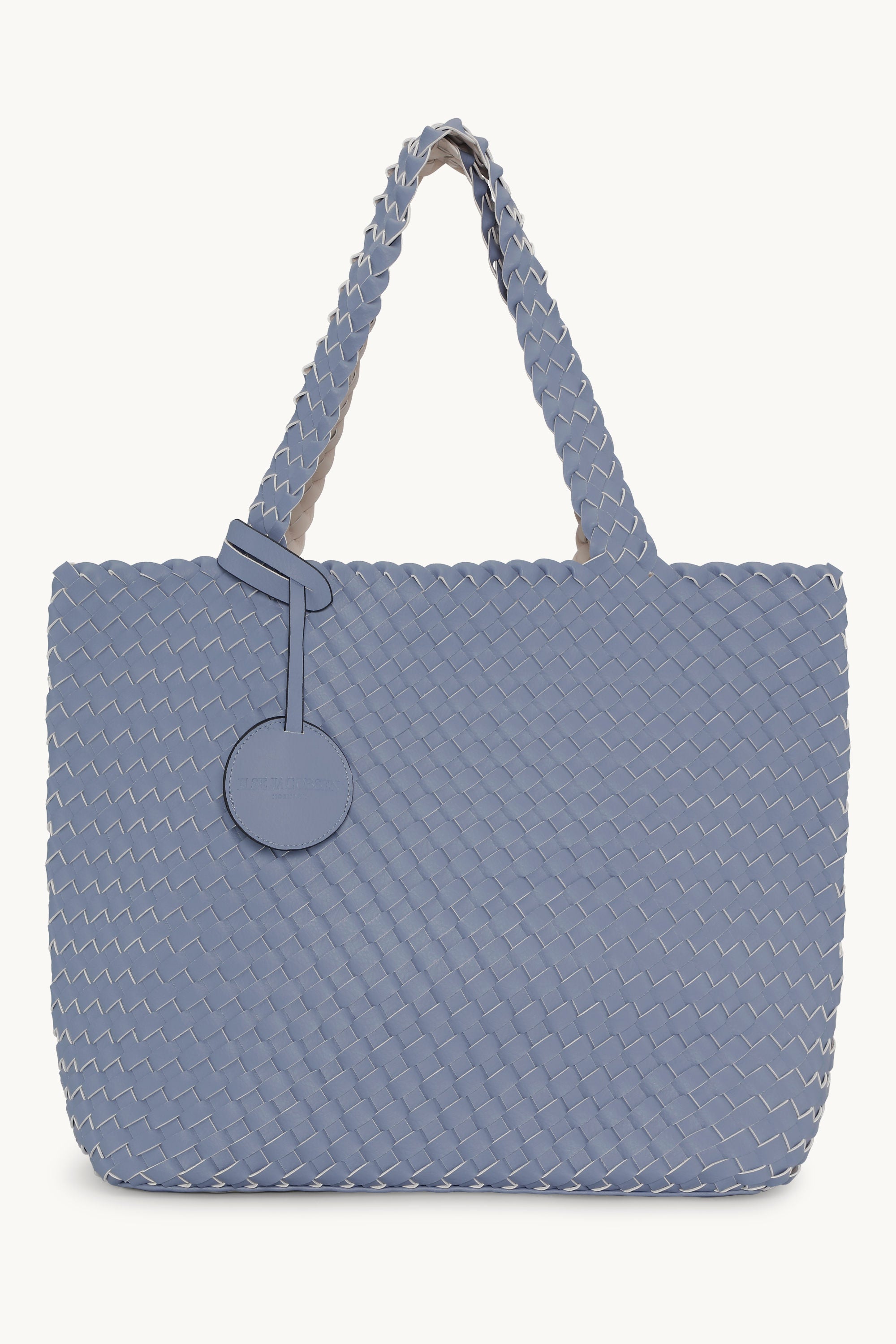 Tote Bag Trenzado - Blue Cloud Egg White