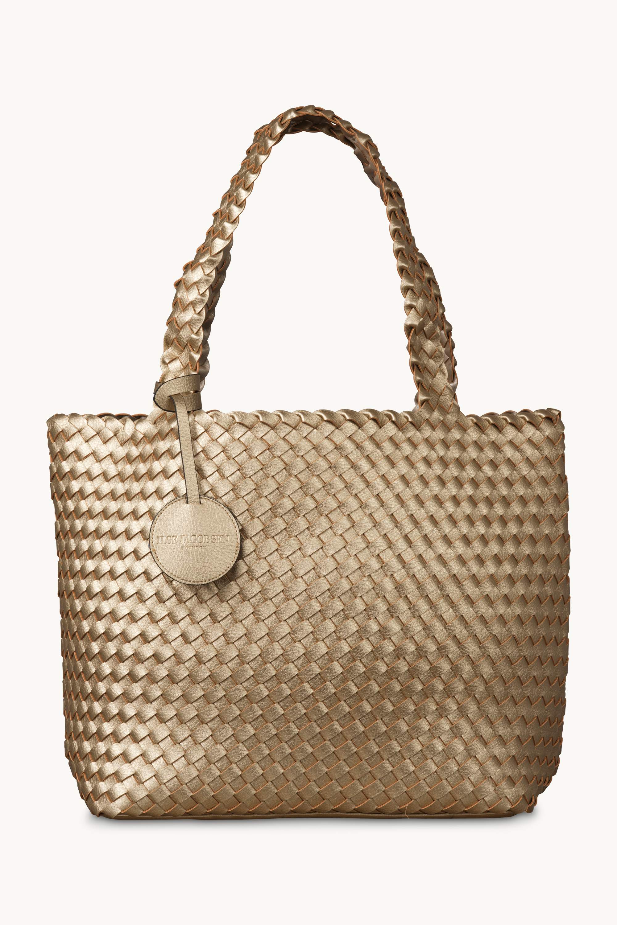Tote Bag Trenzado - Platin Silver