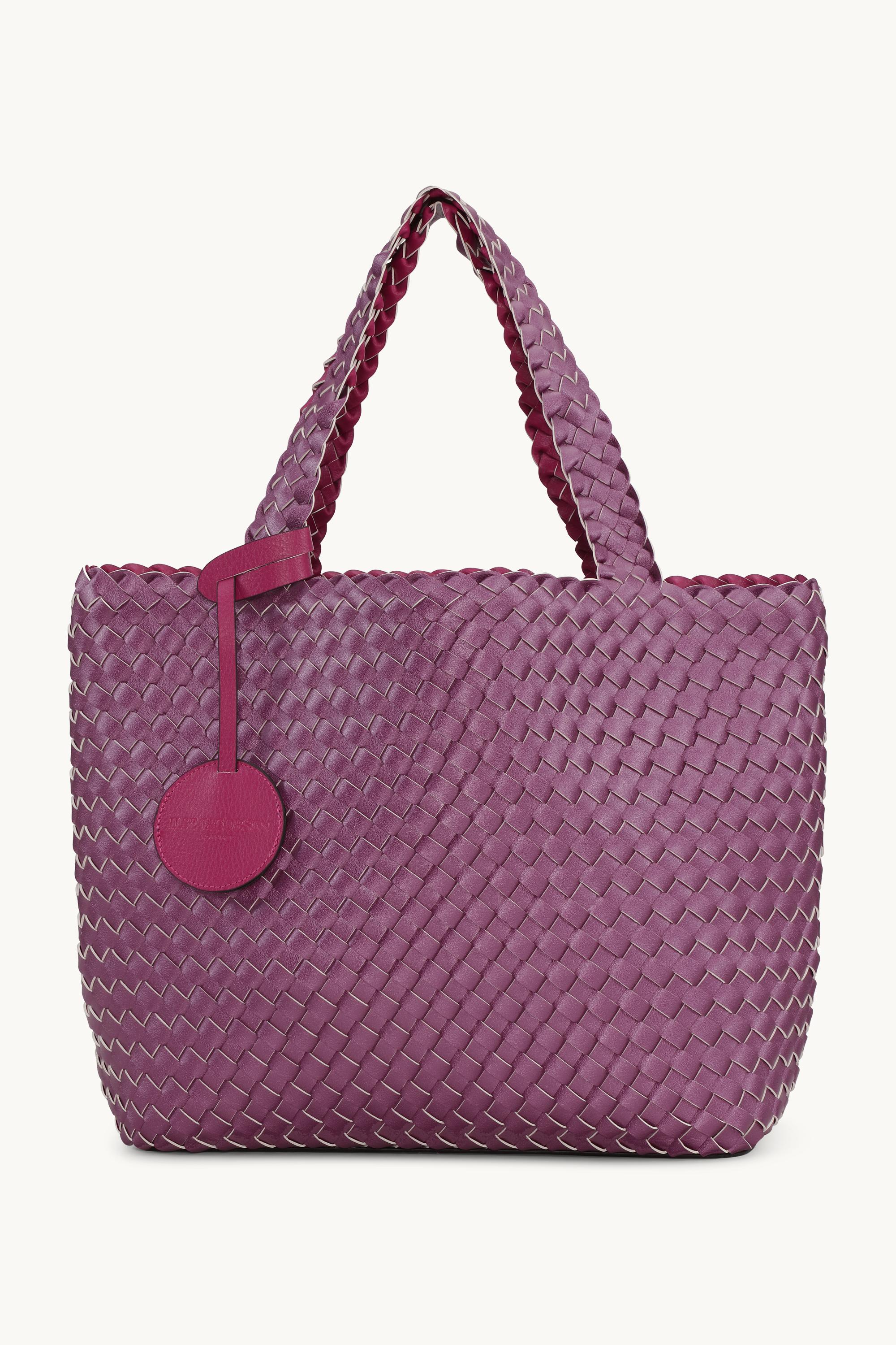 Tote Bag Trenzado - Magenta Haze Magenta Haze Metallic