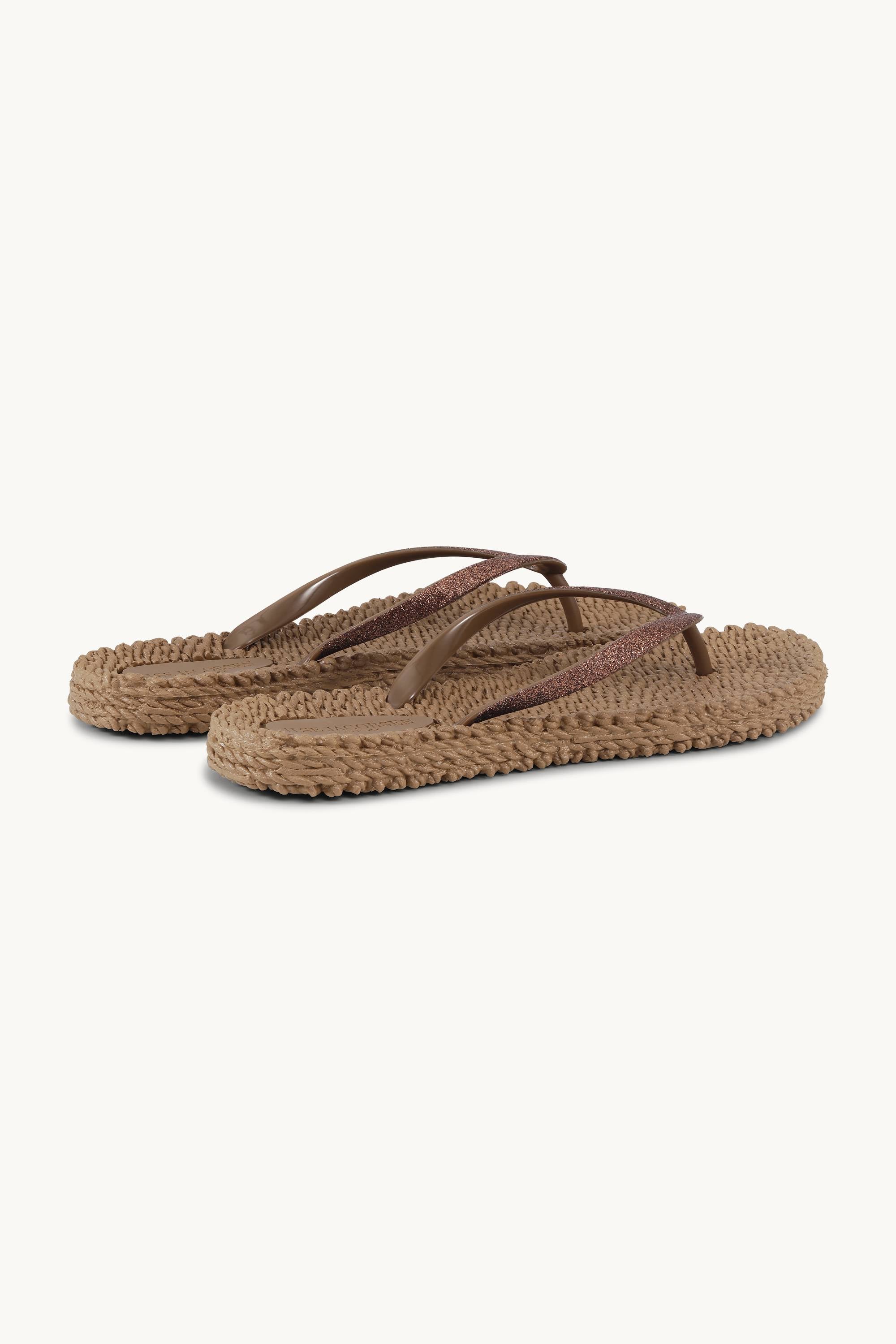Chanclas Glitter - Mocca