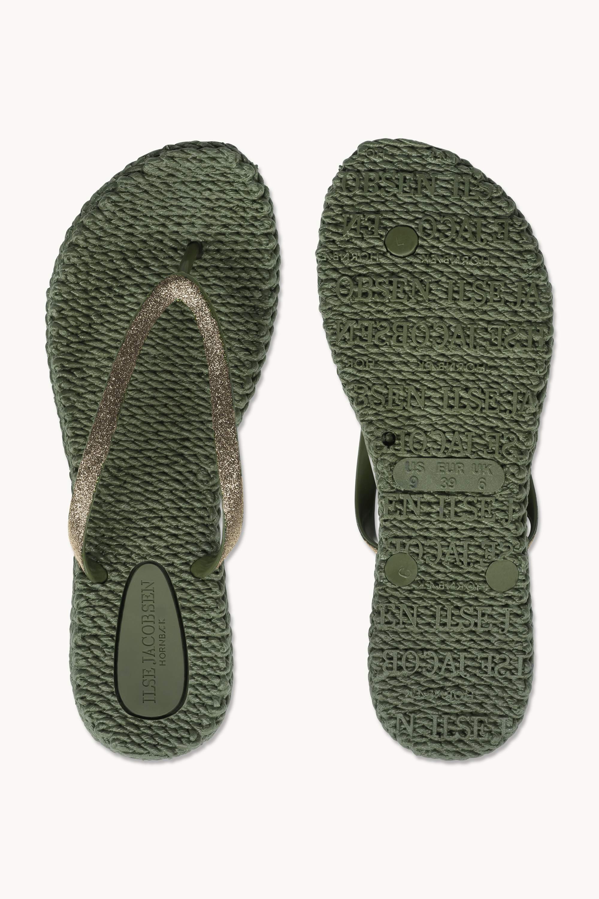 Chanclas Glitter - Army