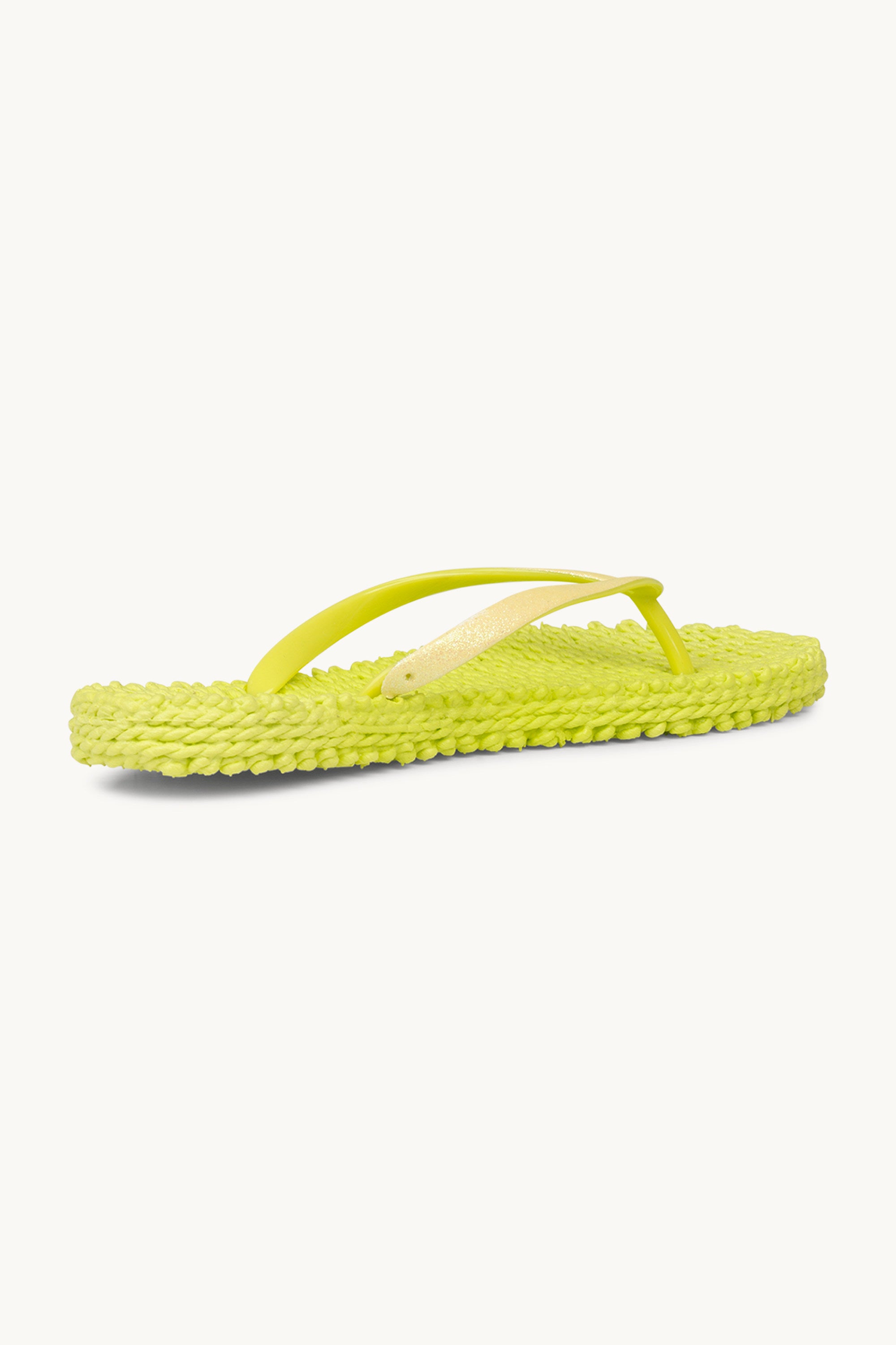 Chanclas Glitter - Lime