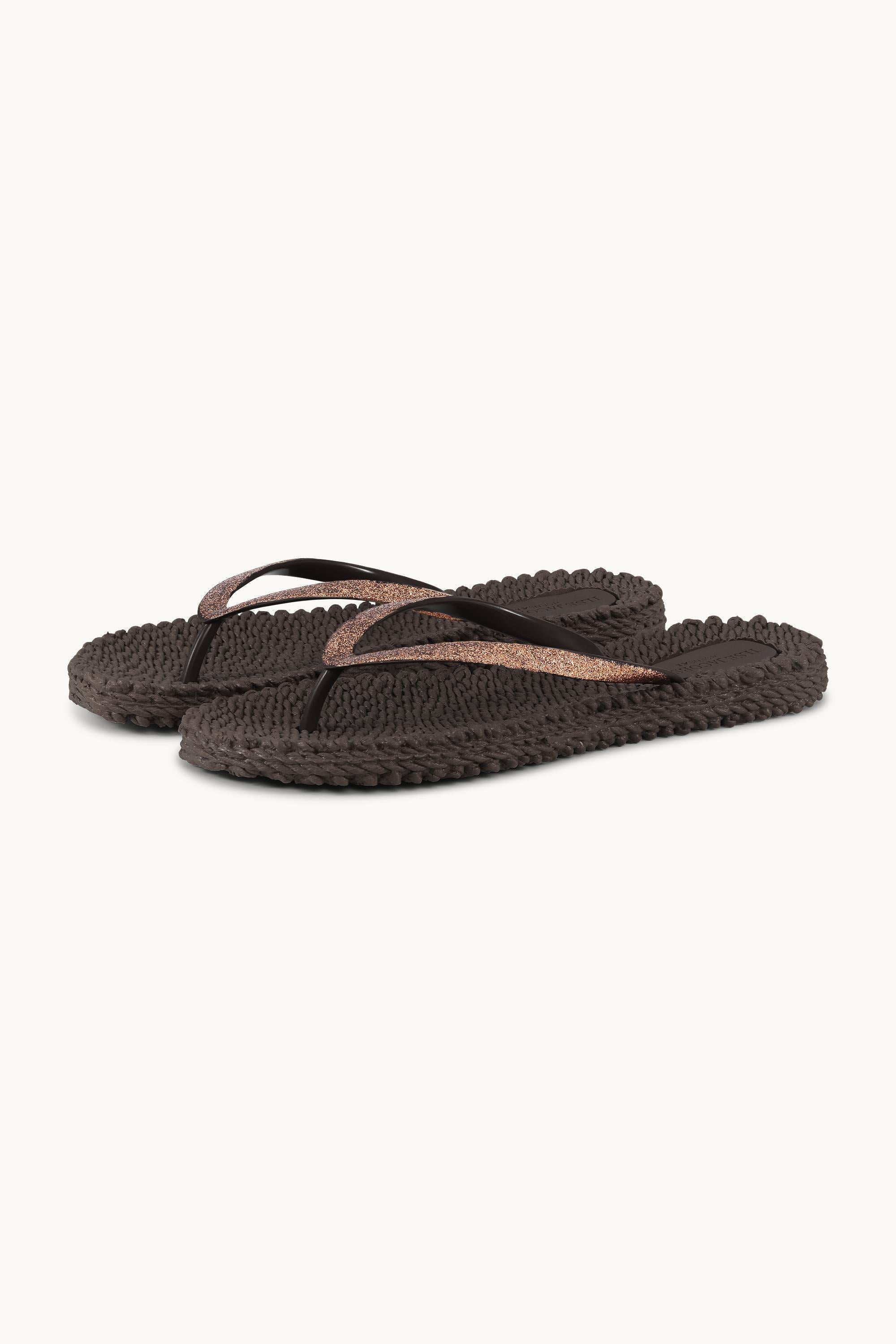 Chanclas Glitter - Prune