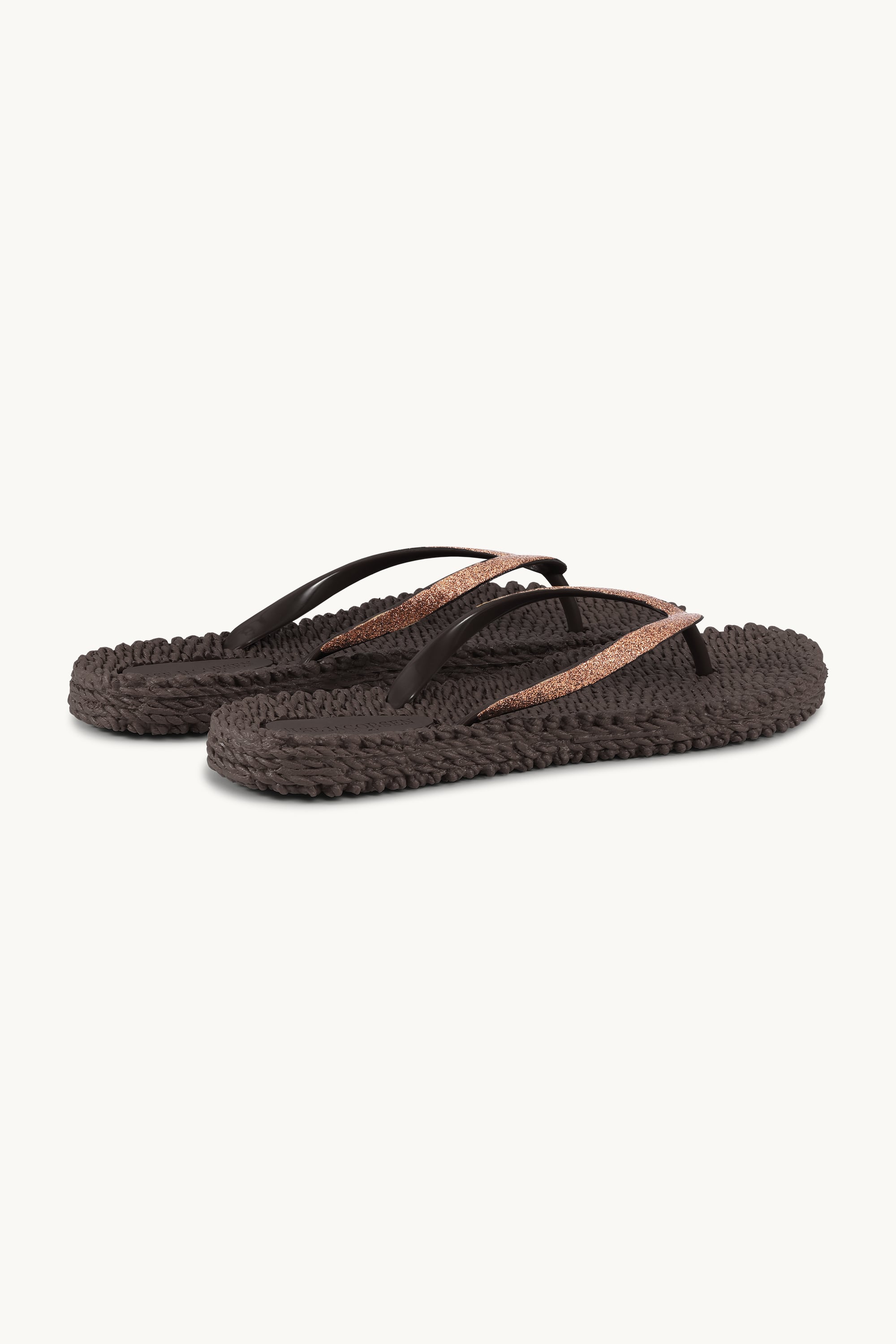 Chanclas Glitter - Prune