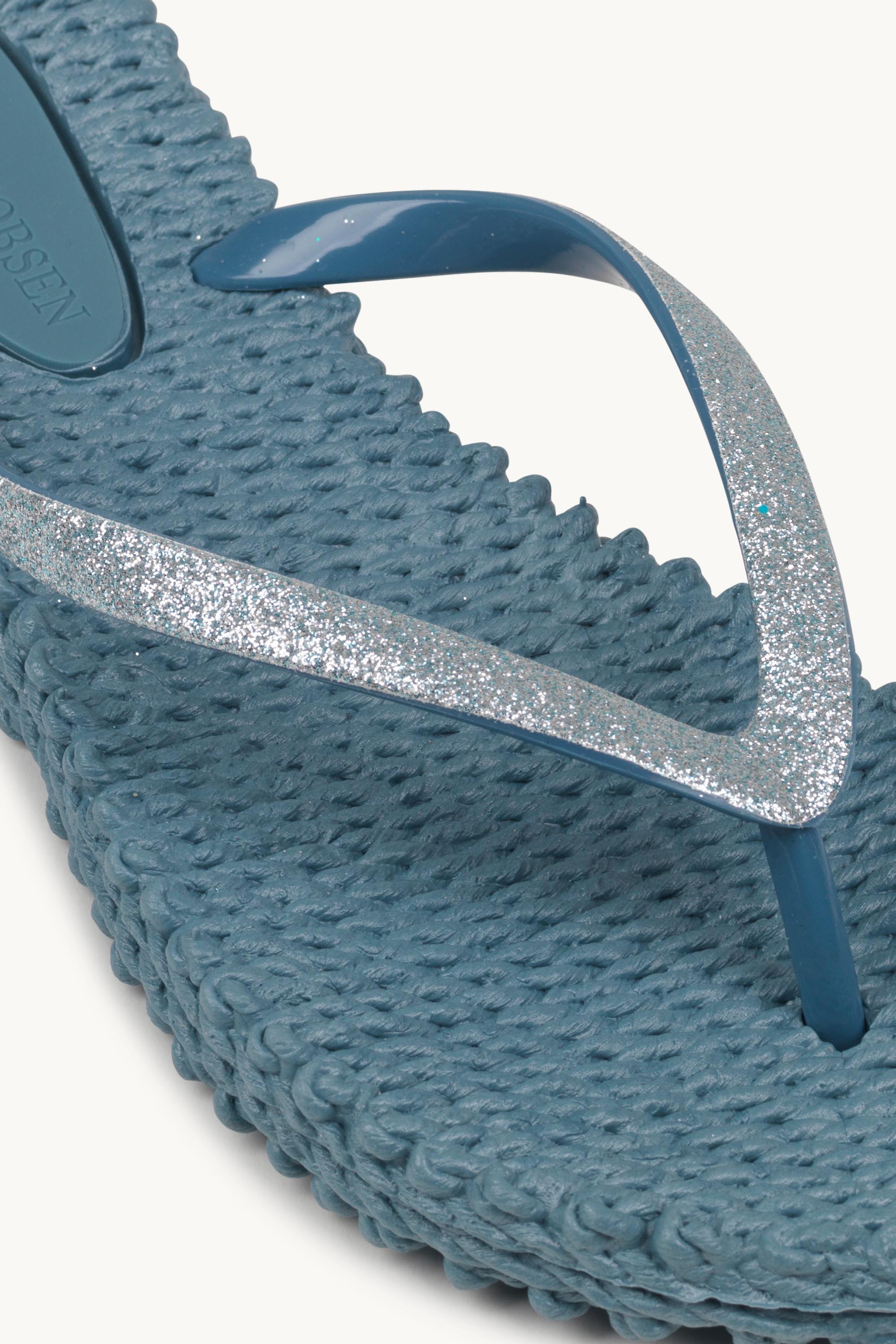 Chanclas Glitter - Lichen Blue