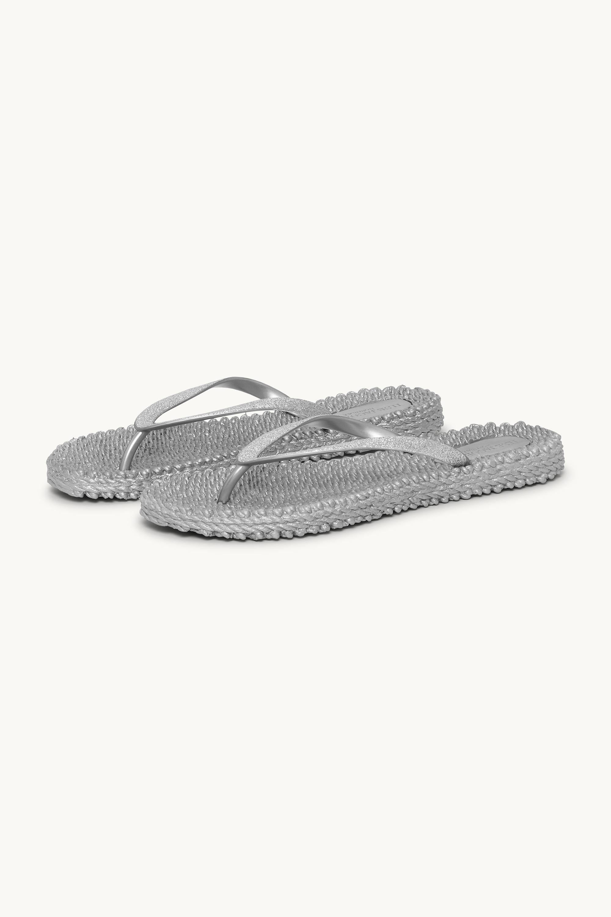 Chanclas Glitter - Silver