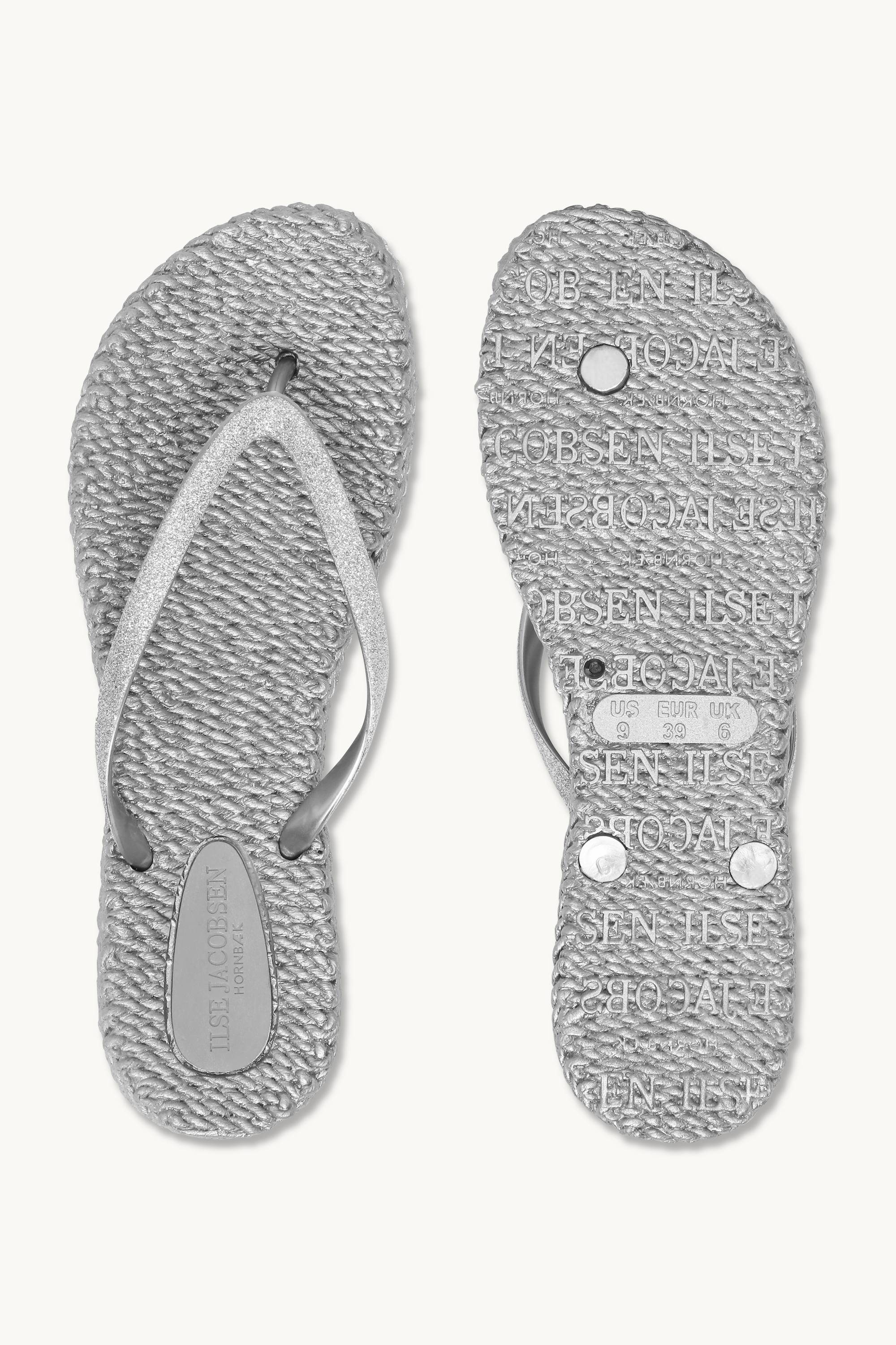 Chanclas Glitter - Silver