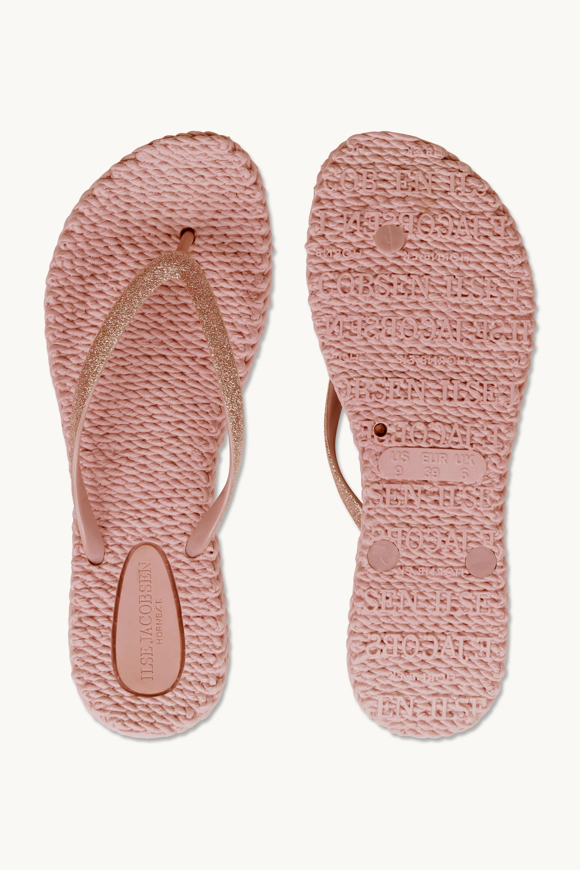 Chanclas Glitter - Misty Rose