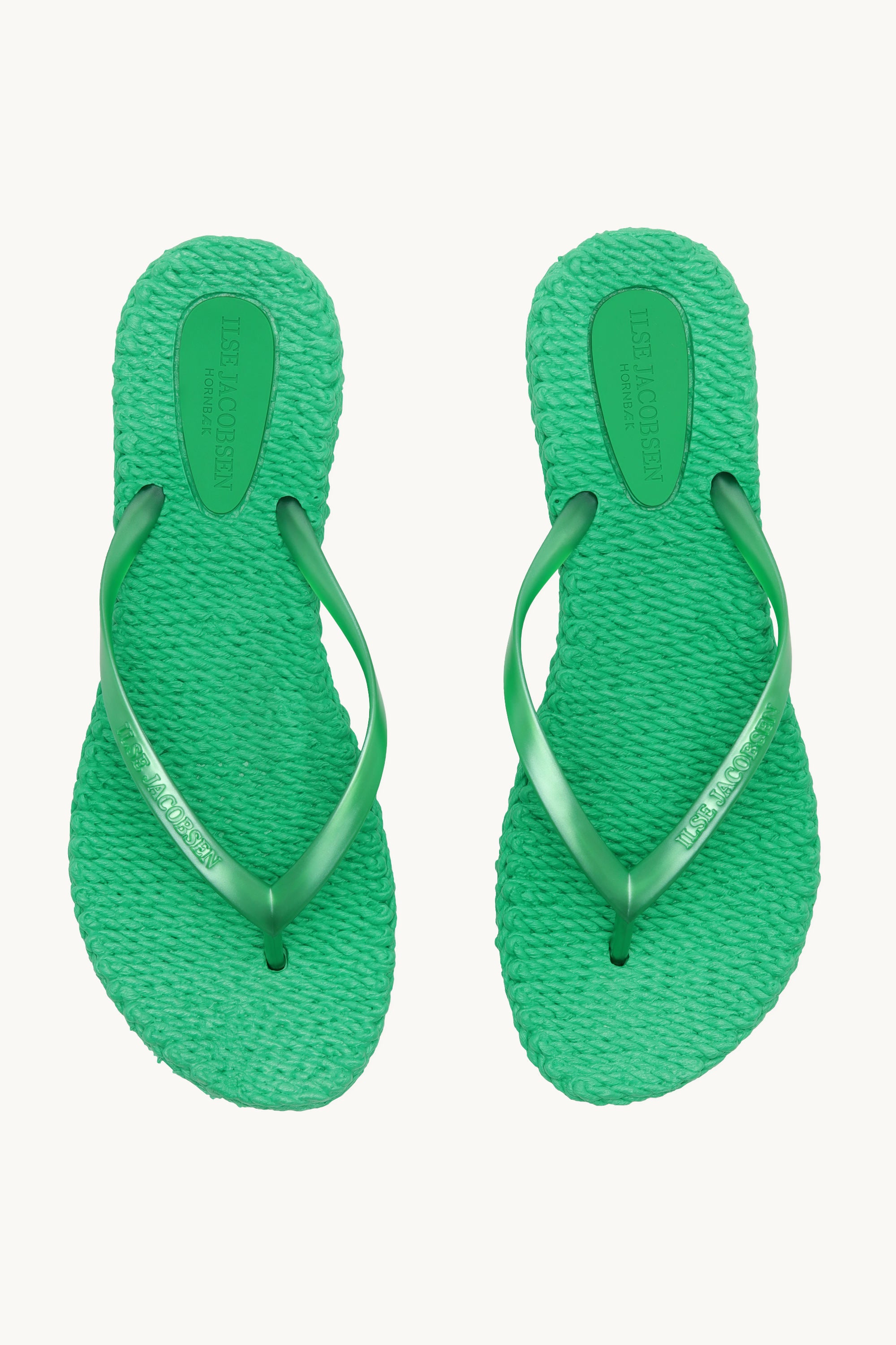 Flip Flops With Logo - Fern Green