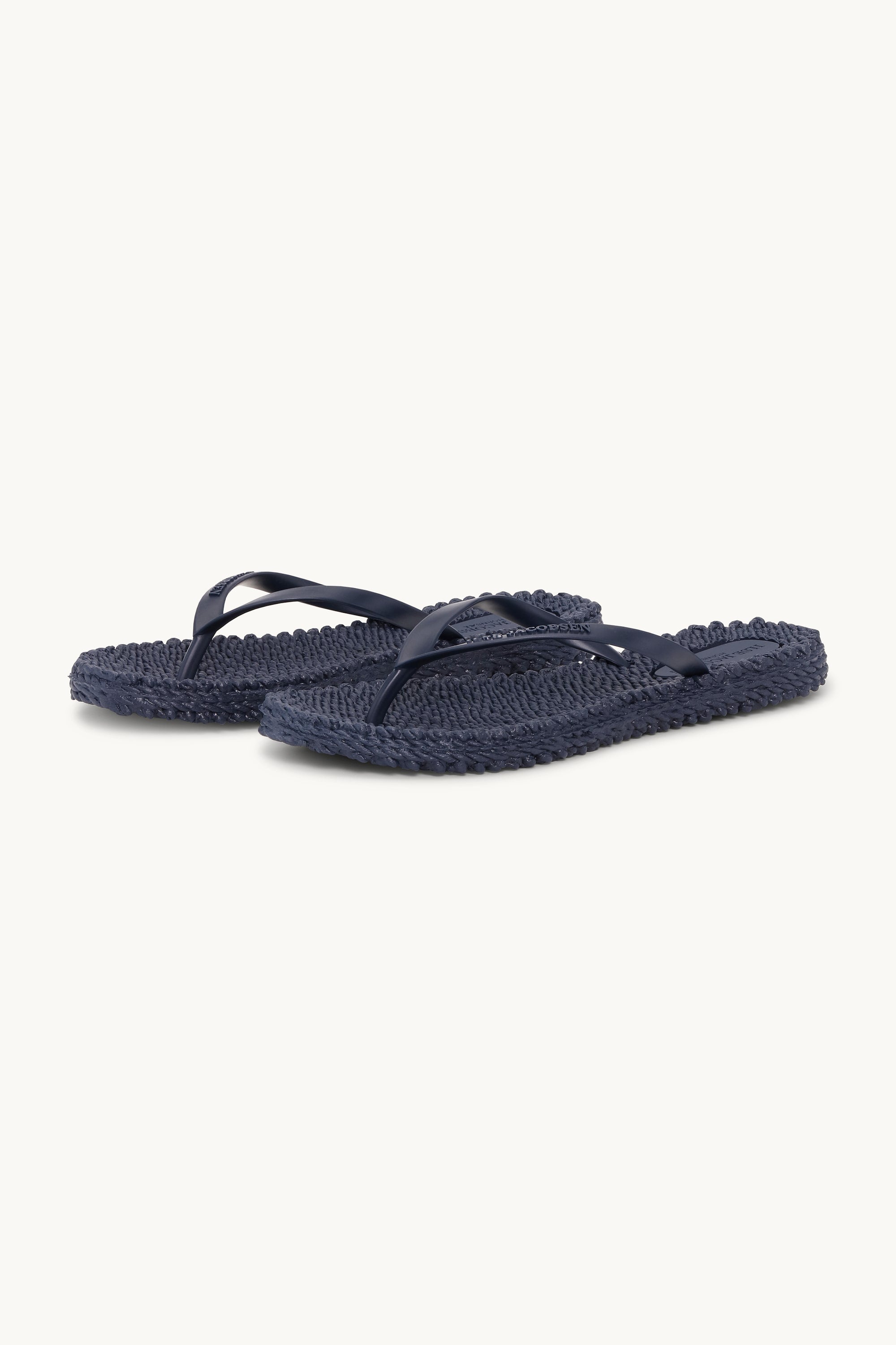 Flip Flops With Logo - Indigo