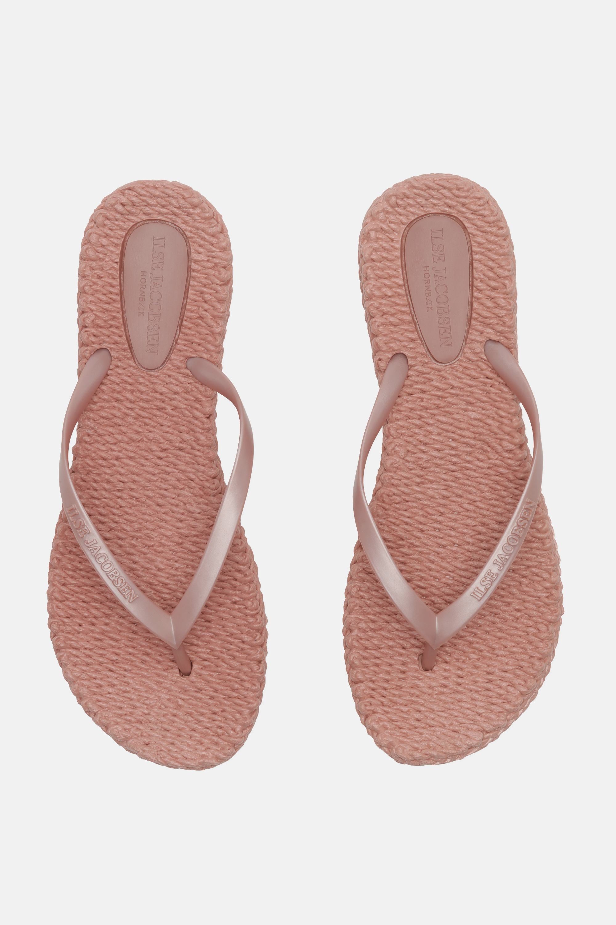 Flip Flops With Logo - Misty Rose