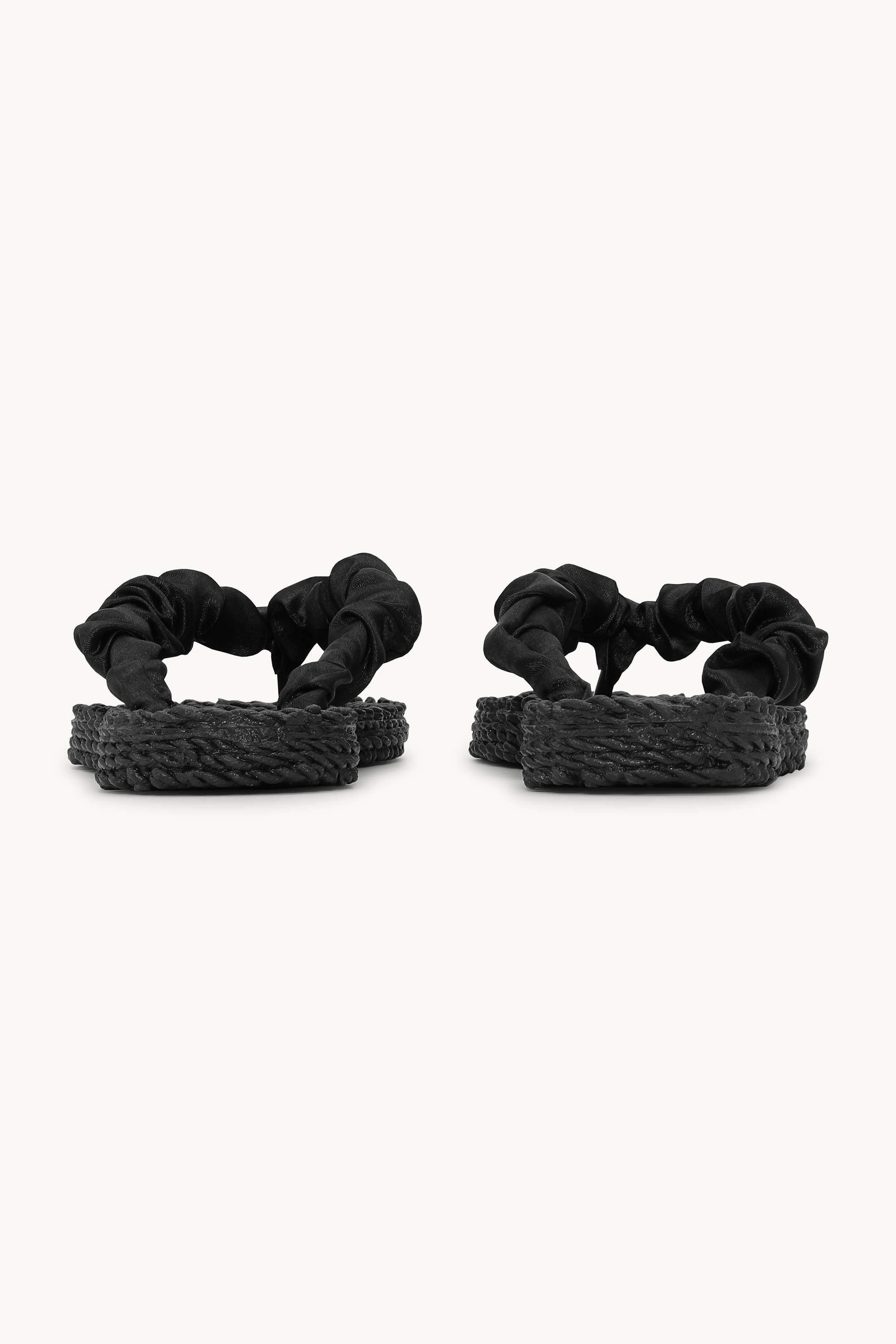 Chanclas Tejido - Black