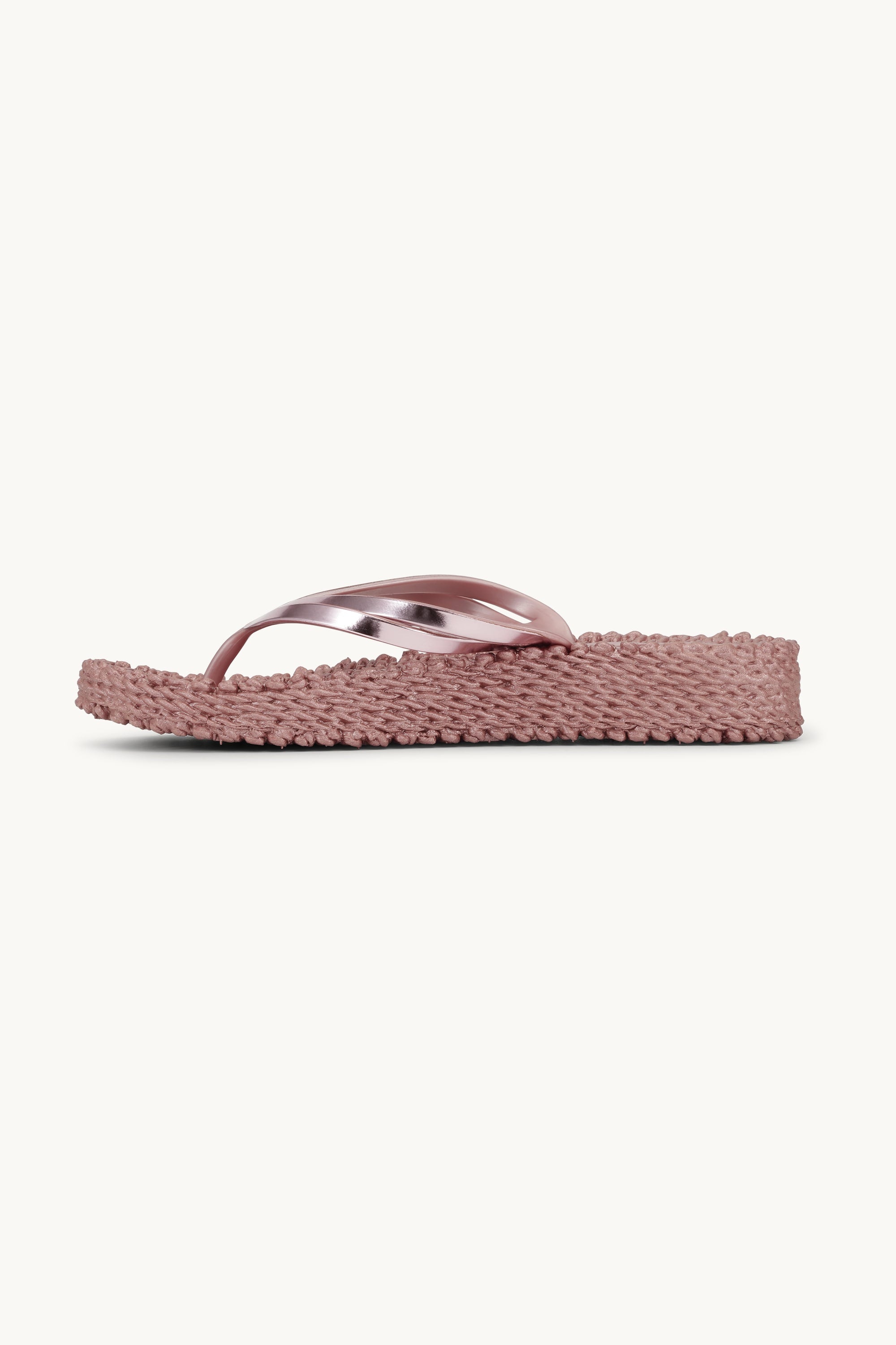 Platform Flip-flops Metallic - Rose Gold