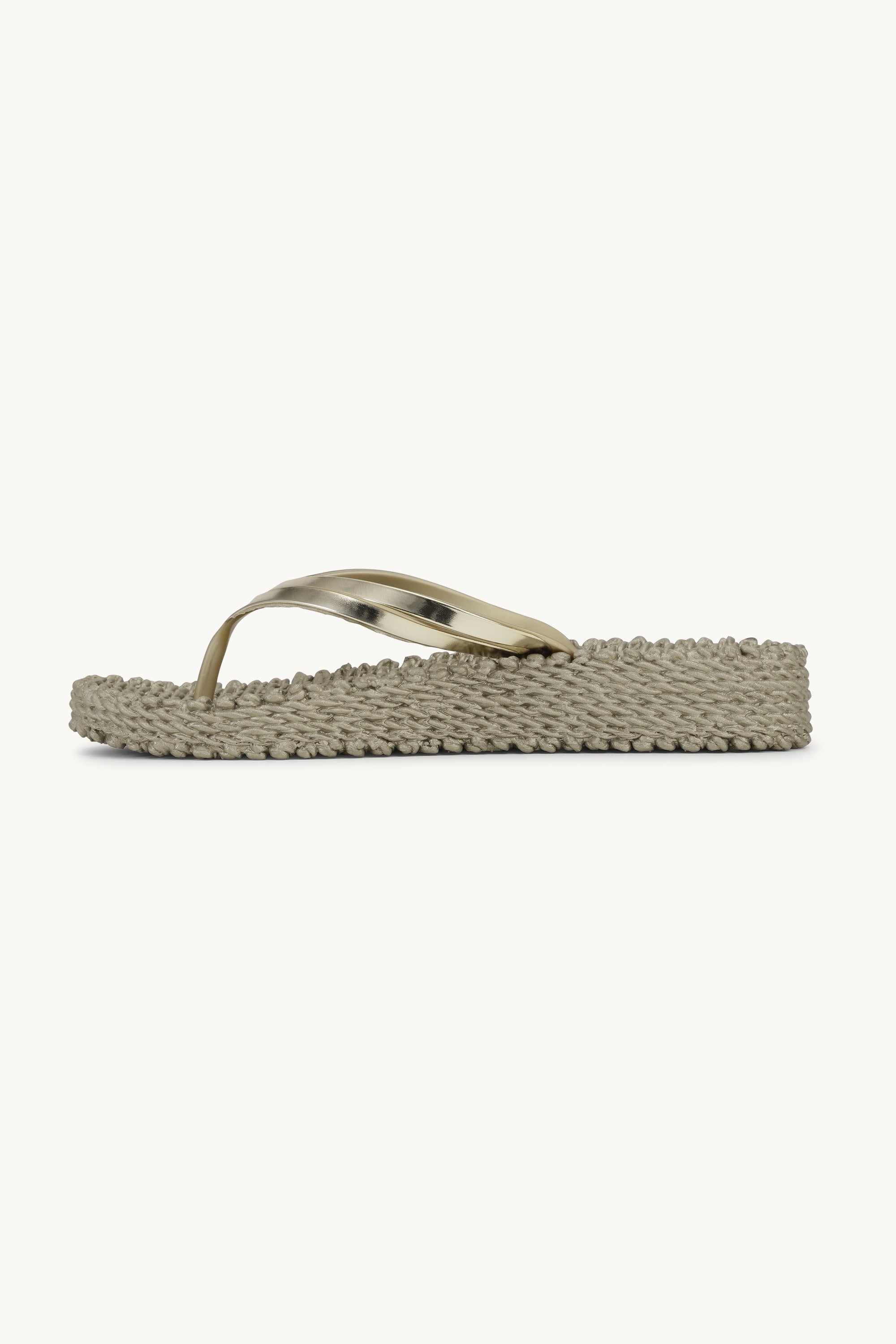 Platform Flip-flops Metallic - Platin