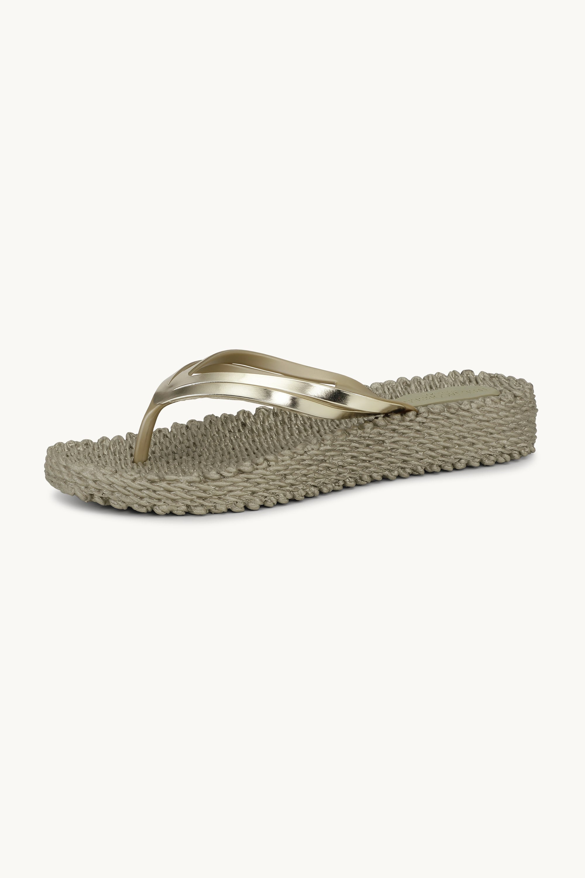 Platform Flip-flops Metallic - Platin