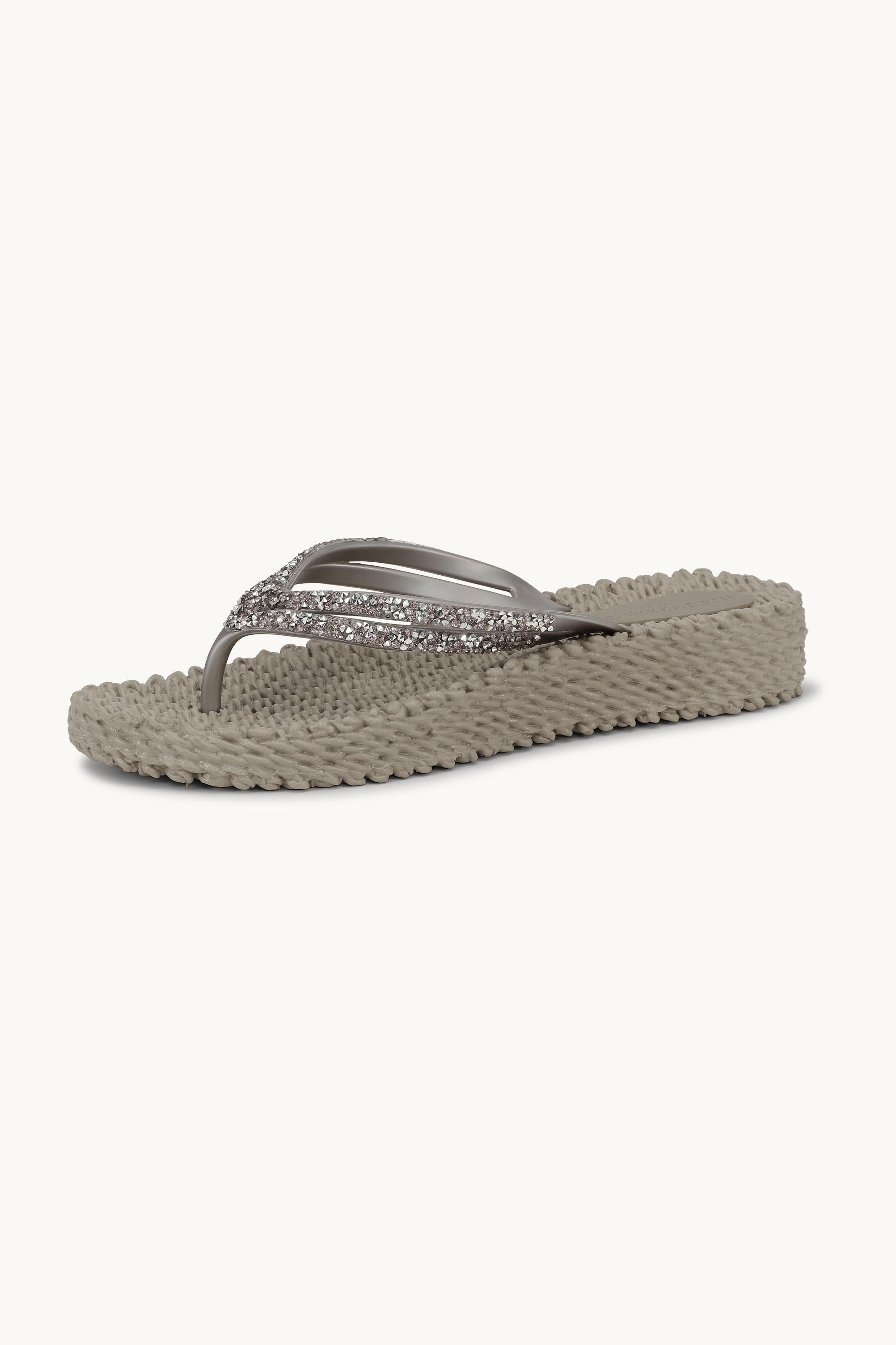 Chanclas con Plataforma Piedras Brillantes - Atmosphere