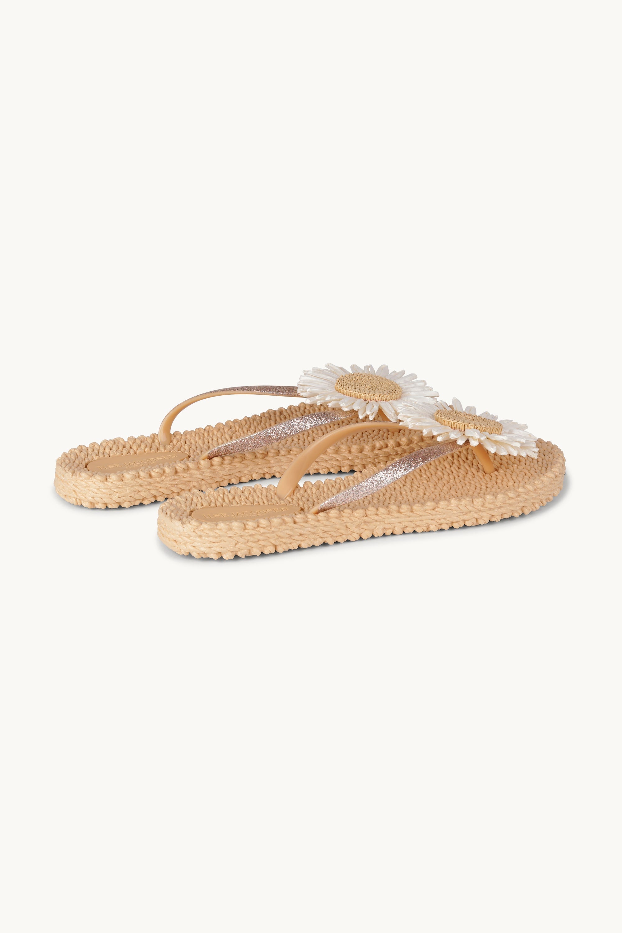 Chanclas Flor - Beige