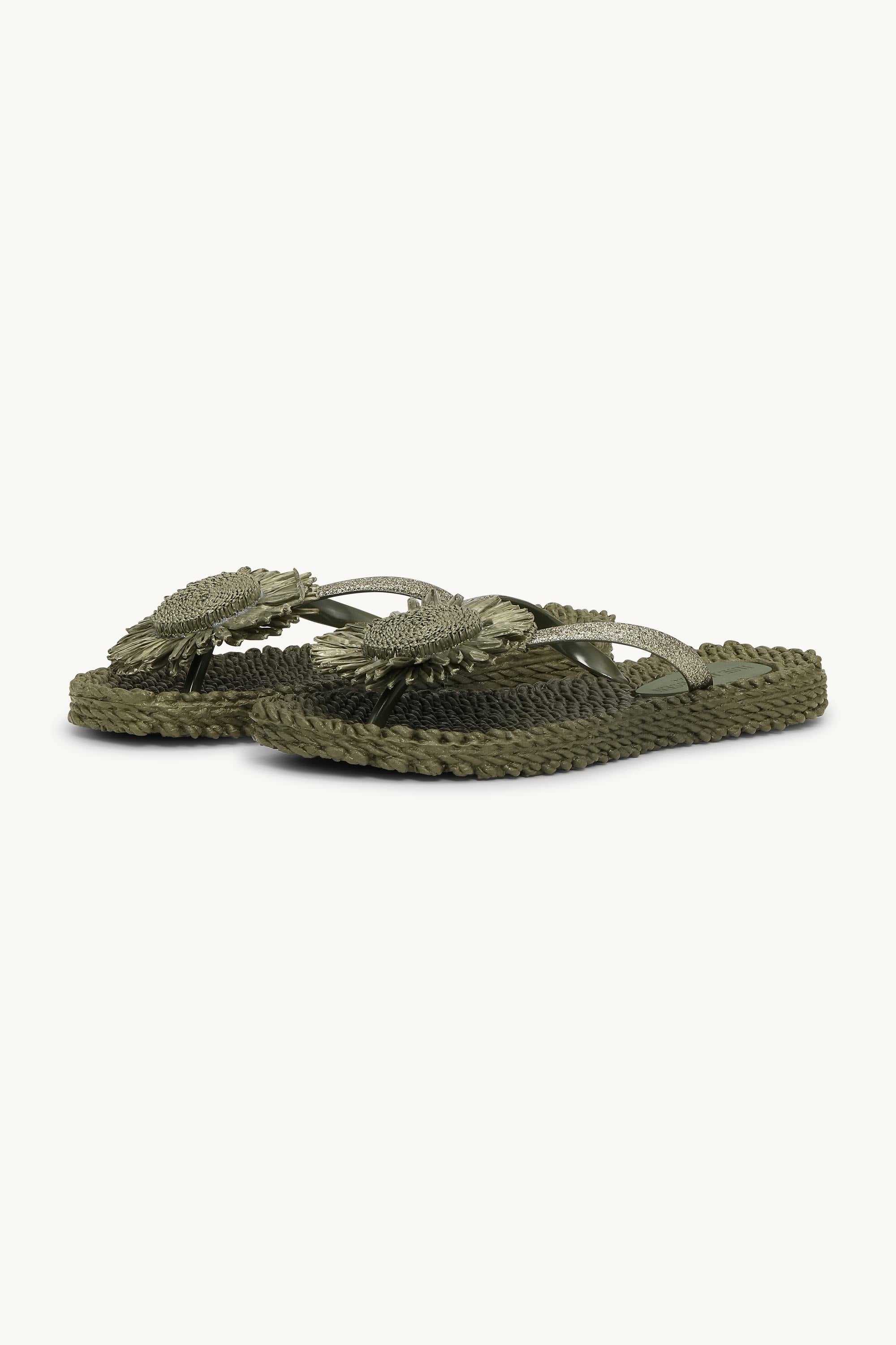 Chanclas Flor - Army