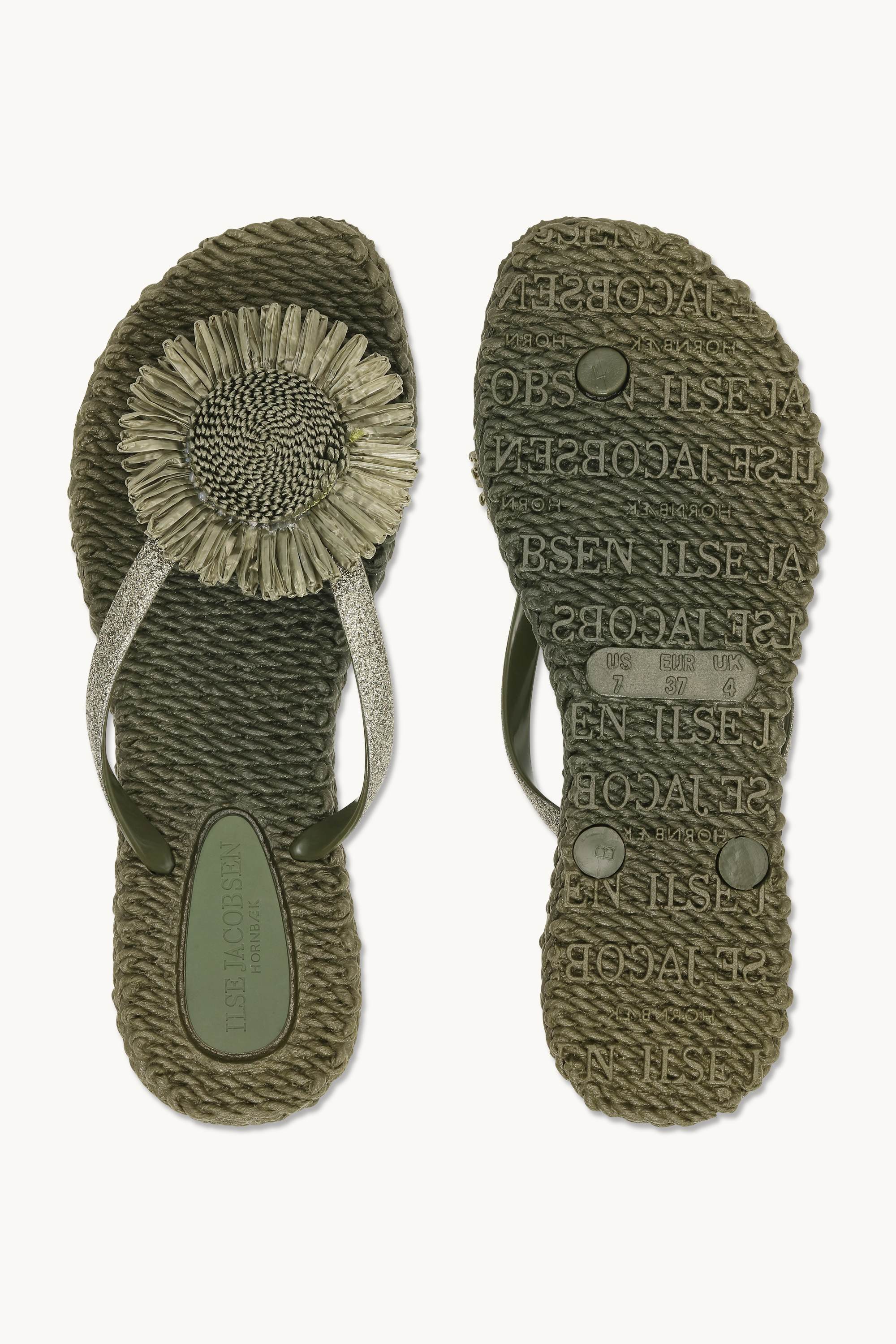 Chanclas Flor - Army