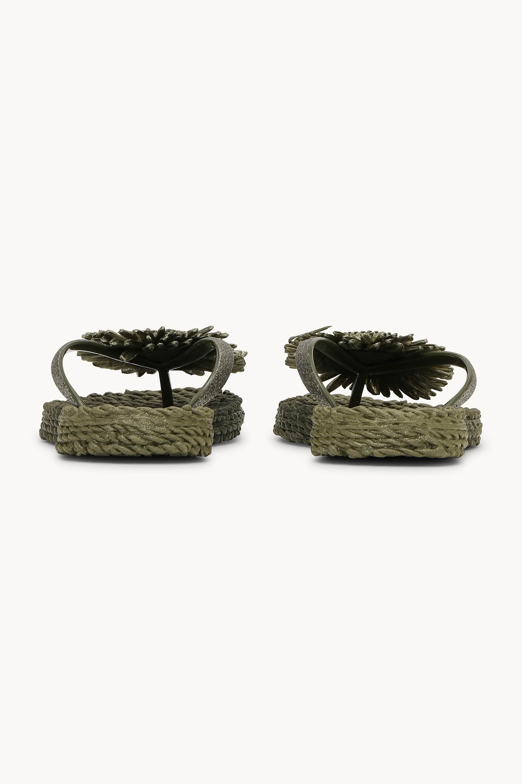 Chanclas Flor - Army