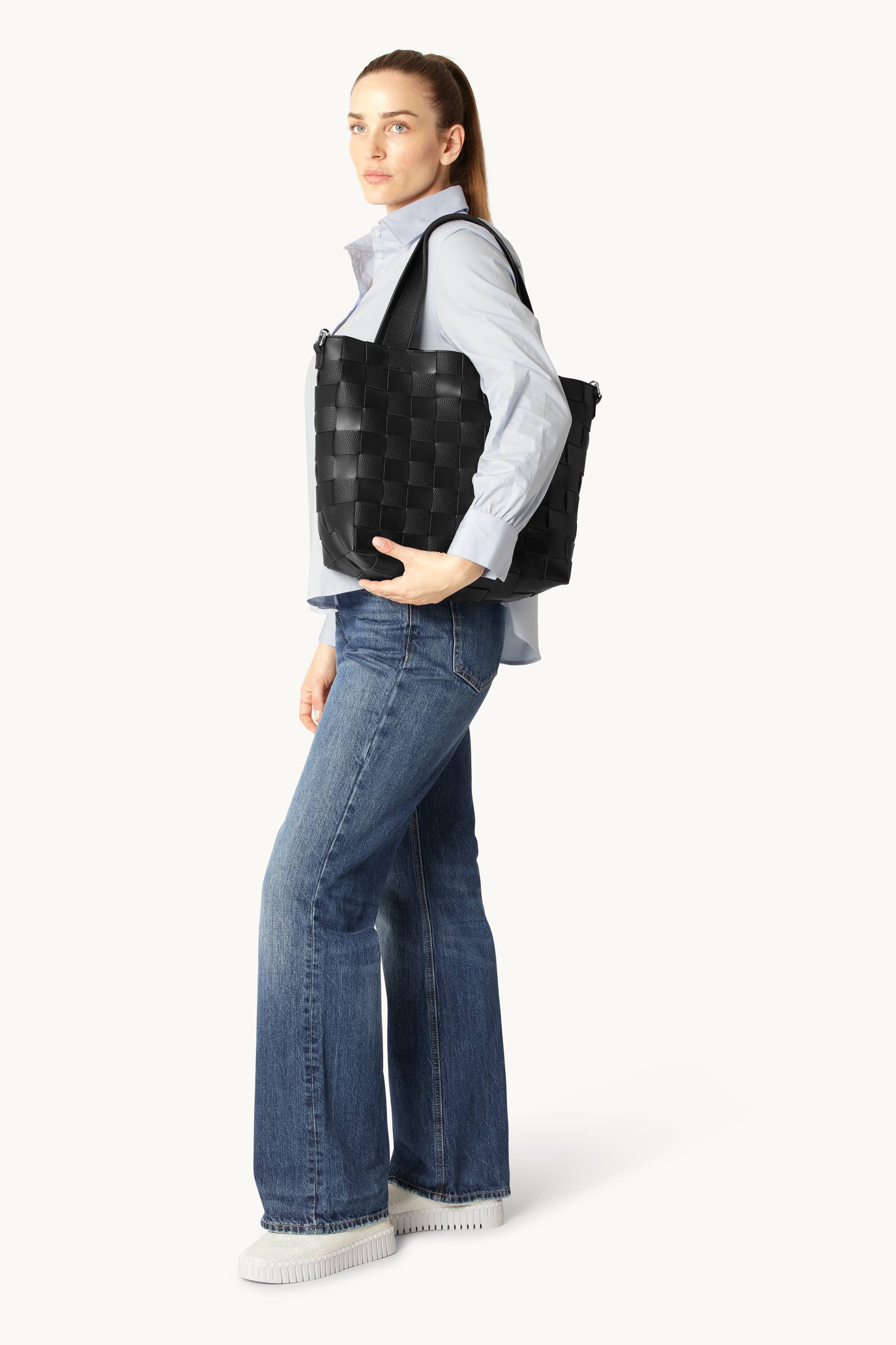 Bolso Shopper Bandolera - Black