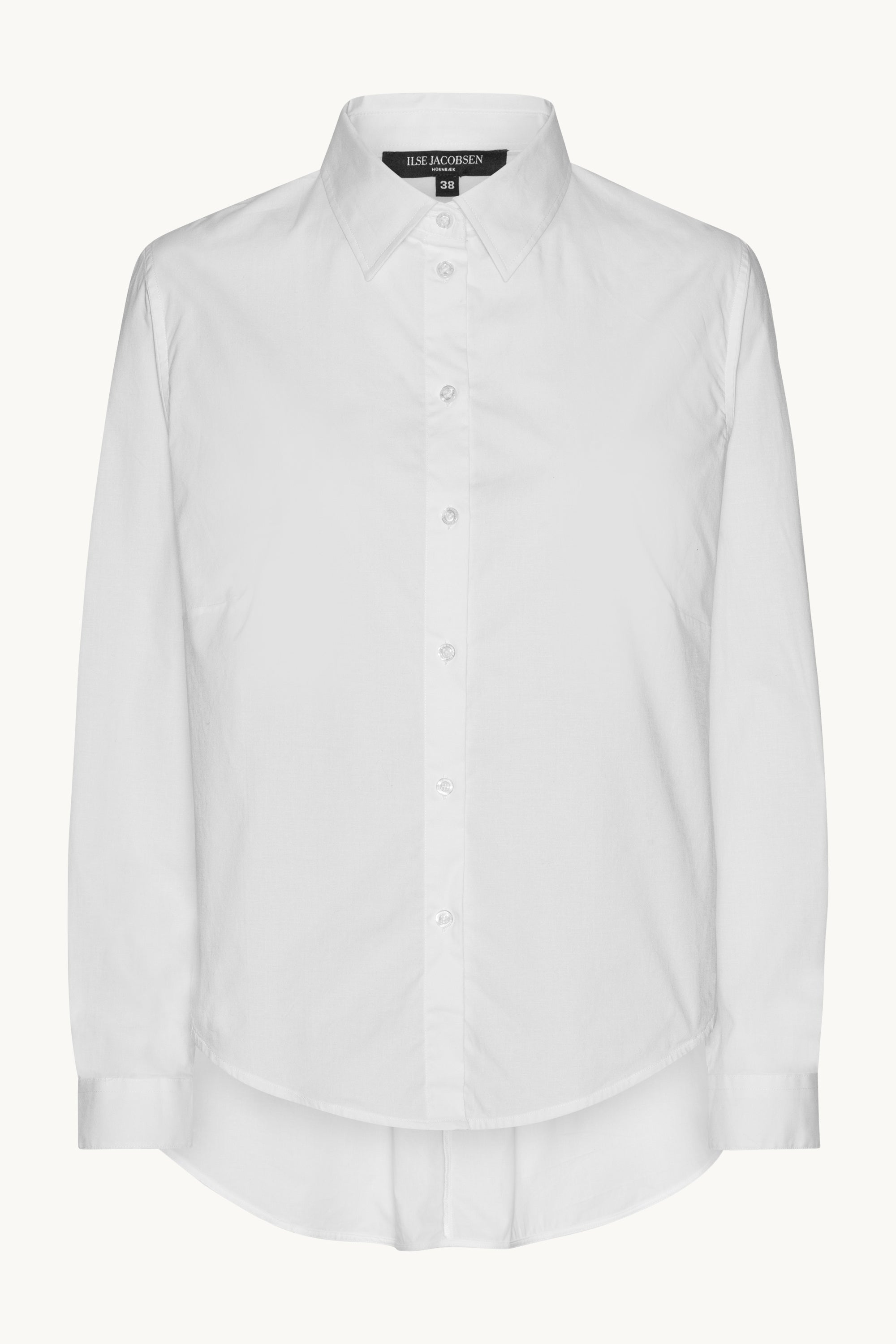 Shirt Flowy Back - White